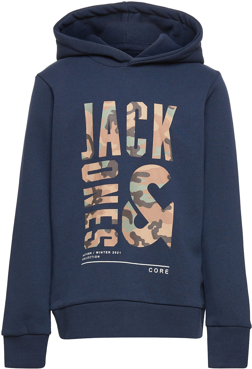 Jack & Jones Jcostreet Sweat Hood Jr Hettegenser Genser Blå Jack & J S