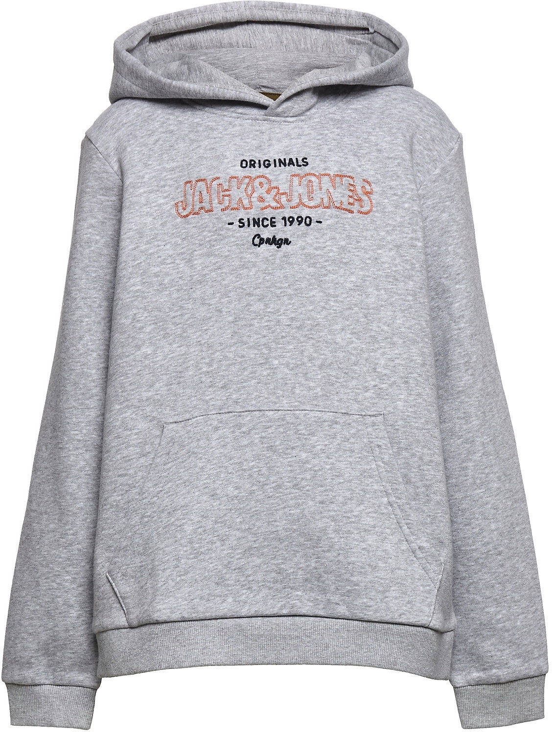 Jack & Jones Jorsurface Branding Sweat Hood Bf Jr Hettegenser Genser Grå Jack & J S