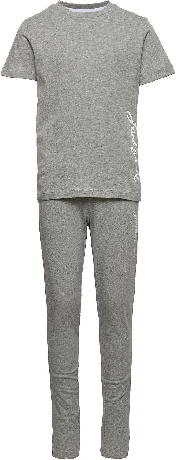 Jack & Jones Jacmiller Lw Tee And Pants Jr 2-piece Sets Grå Jack & J S