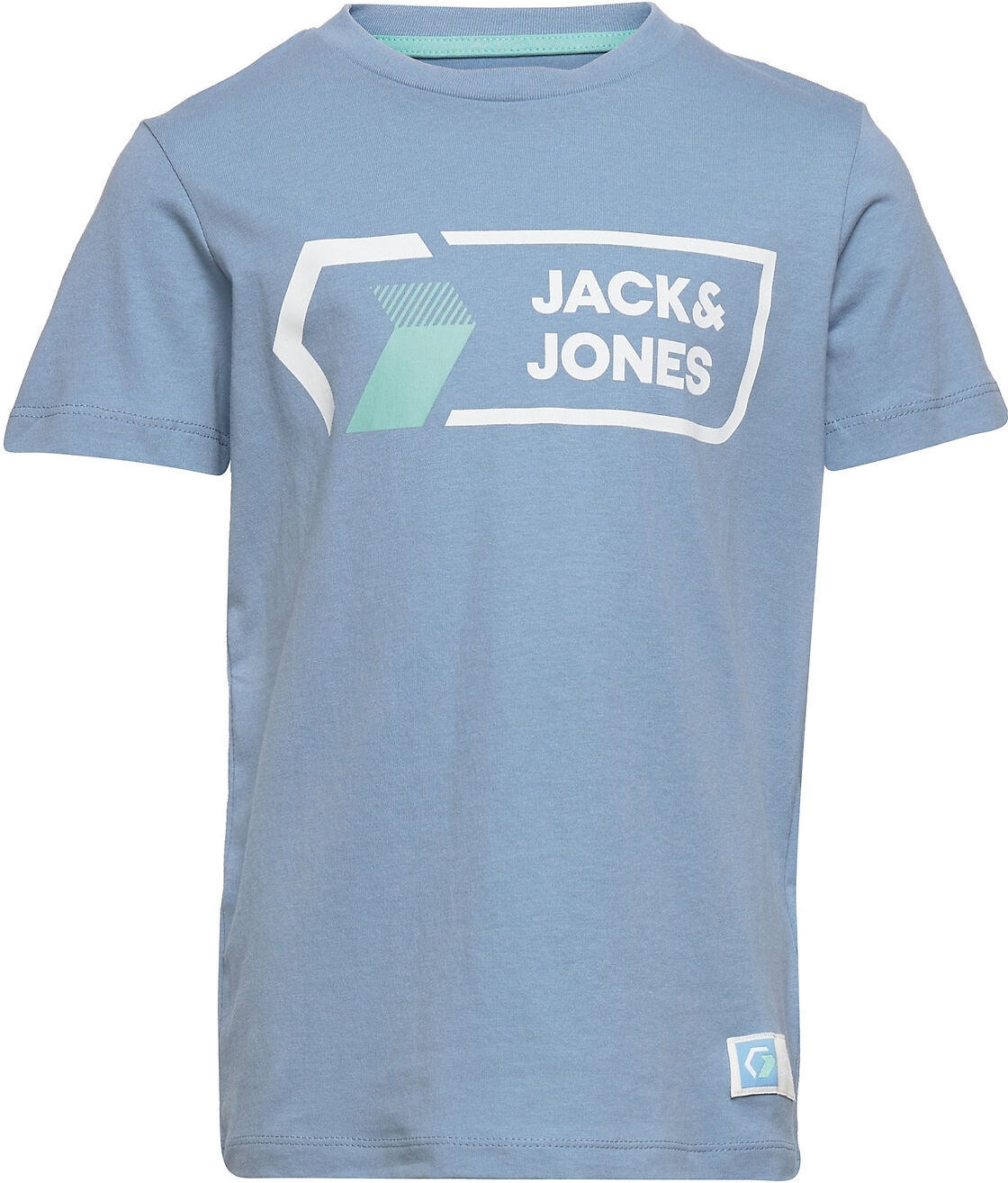 Jack & Jones Jcologan Tee Ss Crew Neck Ln Jnr T-shirts Short-sleeved Blå Jack & J S