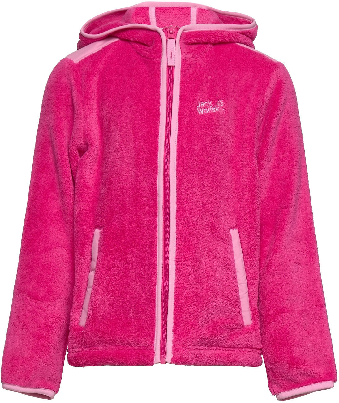 Jack Wolfskin Nepali Jacket Kids Outerwear Fleece Outerwear Fleece Jackets Rosa Jack Wolfskin