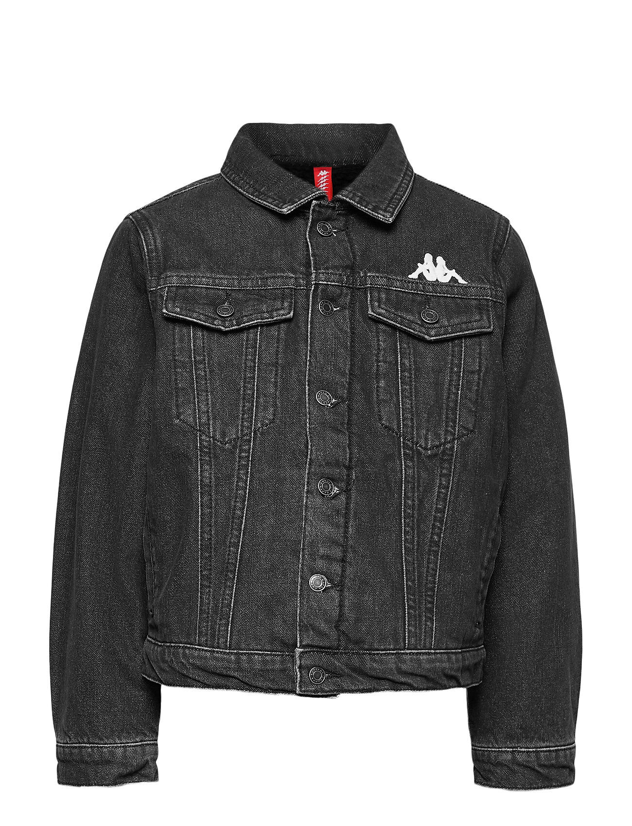 Kappa Jr. Denim Jacket, Bascino Outerwear Jackets & Coats Denim Jacket Grå Kappa