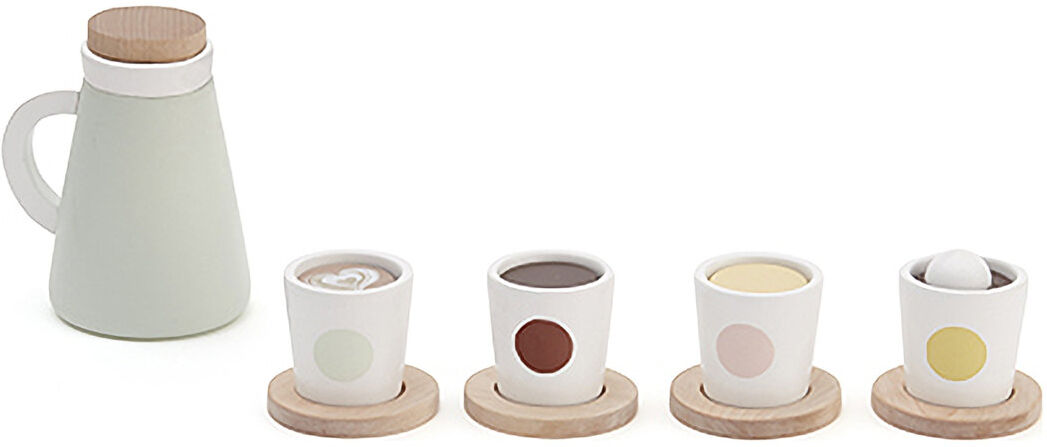 Kids Concept Swedish Fika Drinks Bistro Toys Toy Kitchen & Accessories Coffee & Tee Sets Multi/mønstret Kids Concept