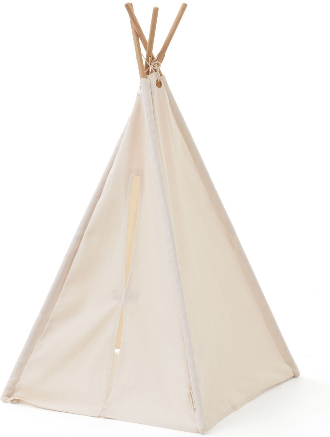 Kids Concept Tipi Tent Mini Off White Home Kids Decor Play Tent Hvit Kids Concept