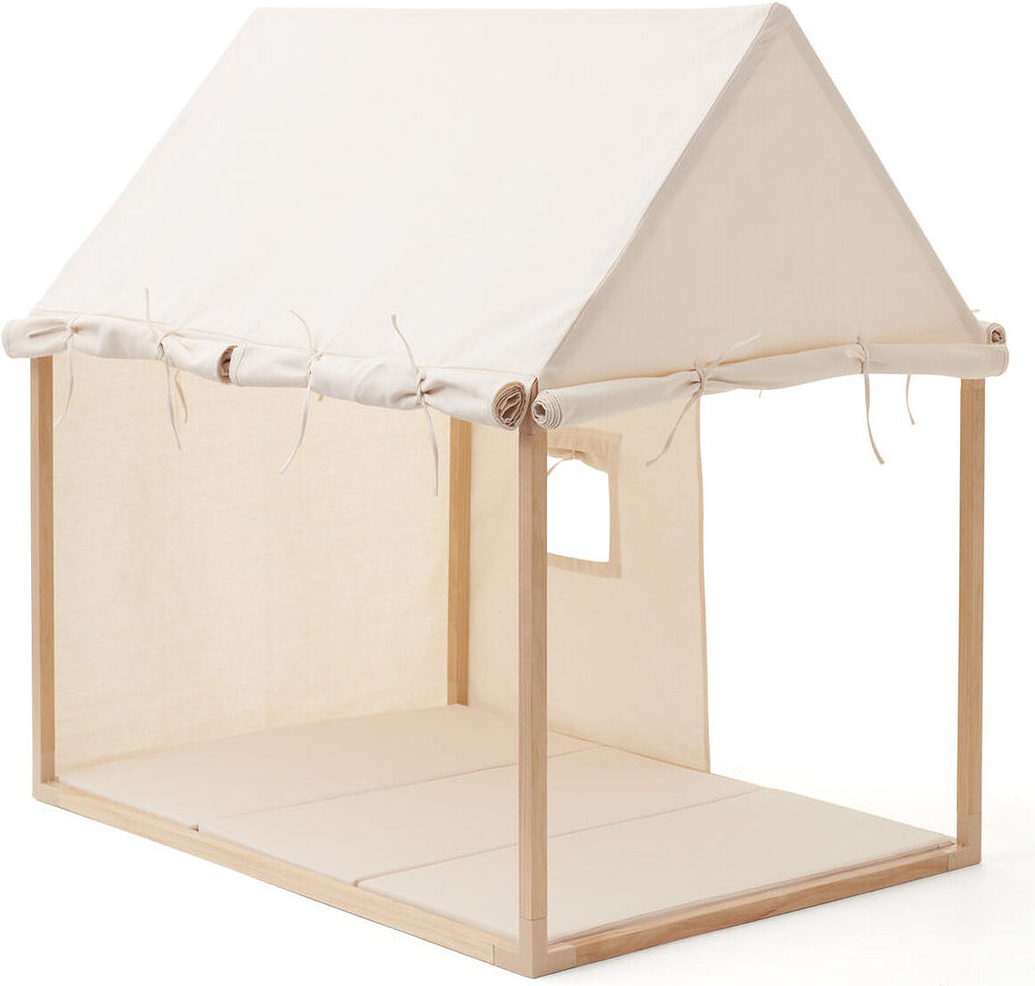 Kids Concept Play House Tent Off White Home Kids Decor Play Tent Hvit Kids Concept