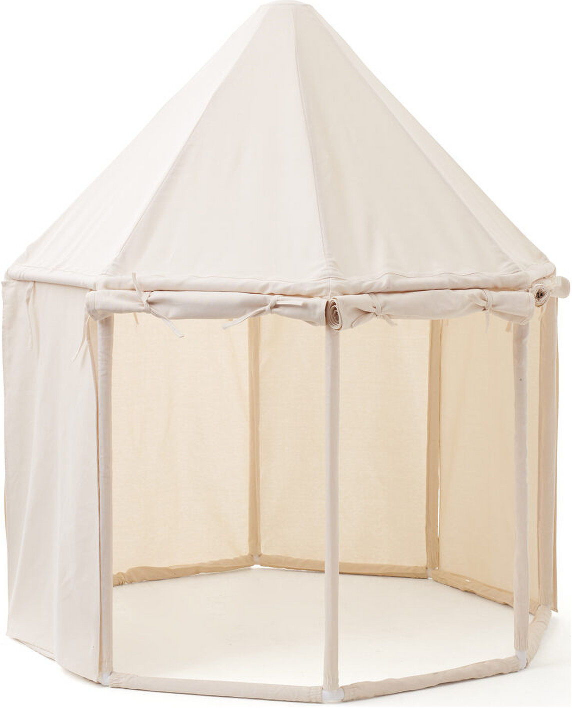 Kids Concept Pavilion Tent Off White Home Kids Decor Play Tent Hvit Kids Concept