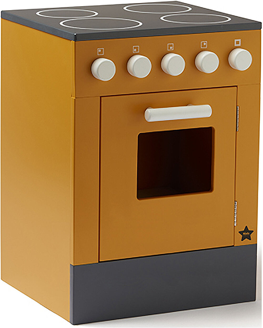 Kids Concept Stove Yellow Bistro Toys Toy Kitchen & Accessories Toy Kitchens Gul Kids Concept