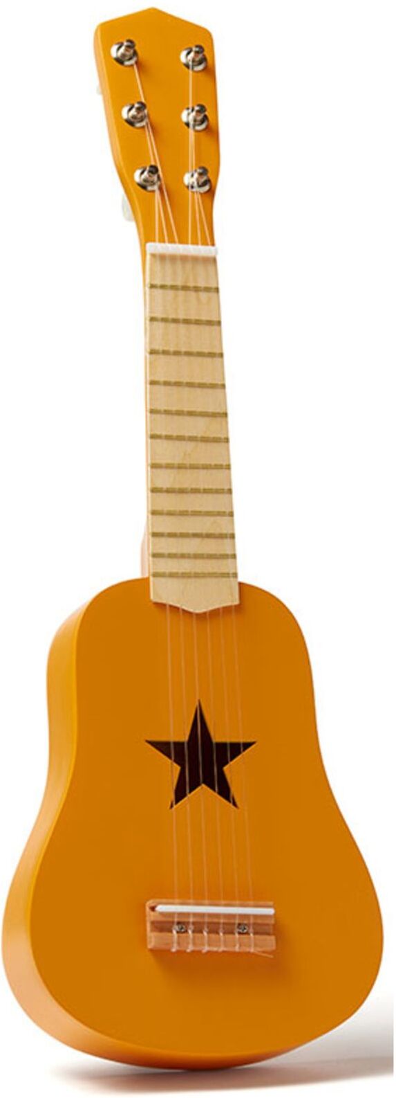 Kids Concept Guitar Yellow Toys Musical Instruments Oransje Kids Concept