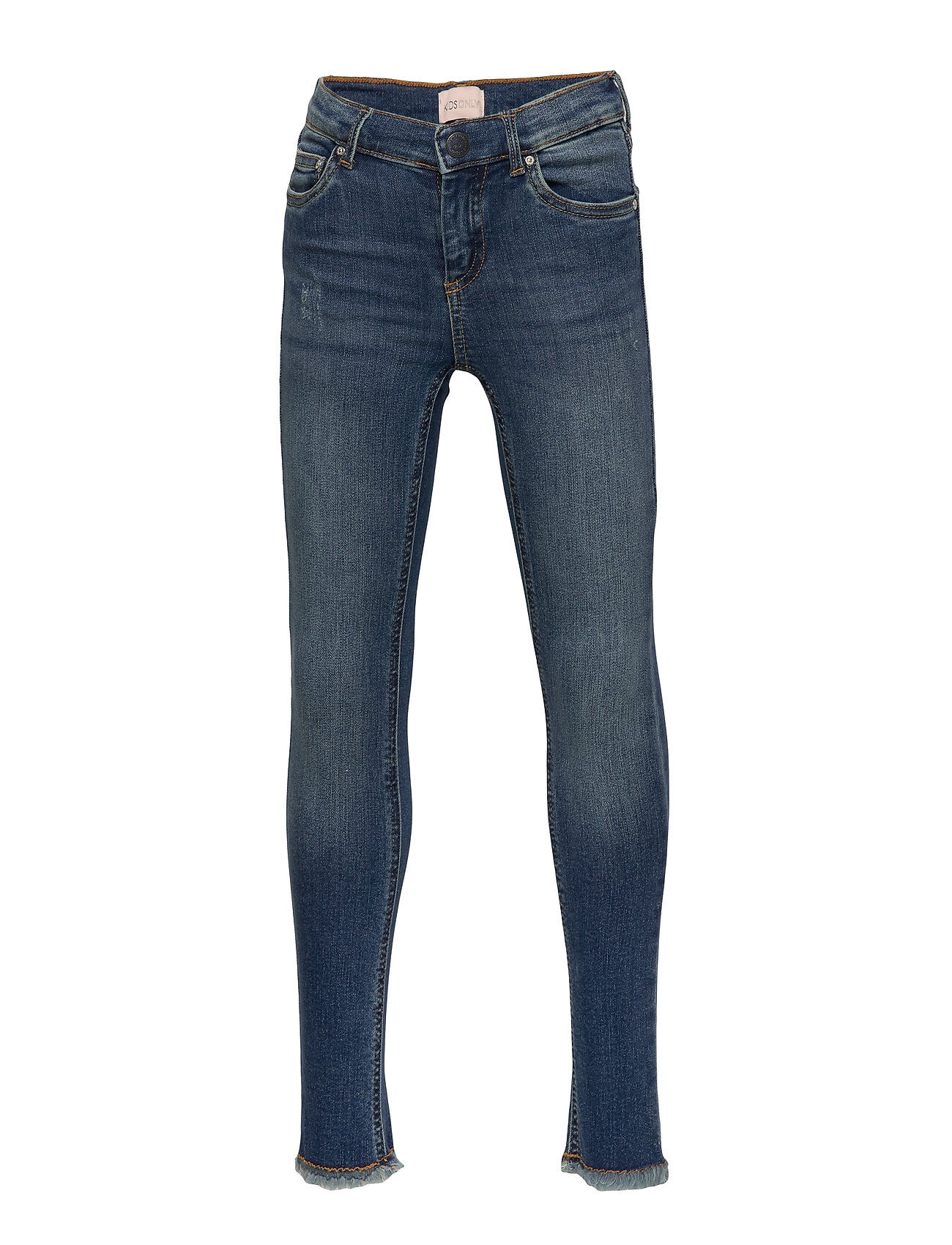 Kids Only Konblush Skinny Raw Jeans 1303 Noos Jeans Slim Jeans Blå Kids Only