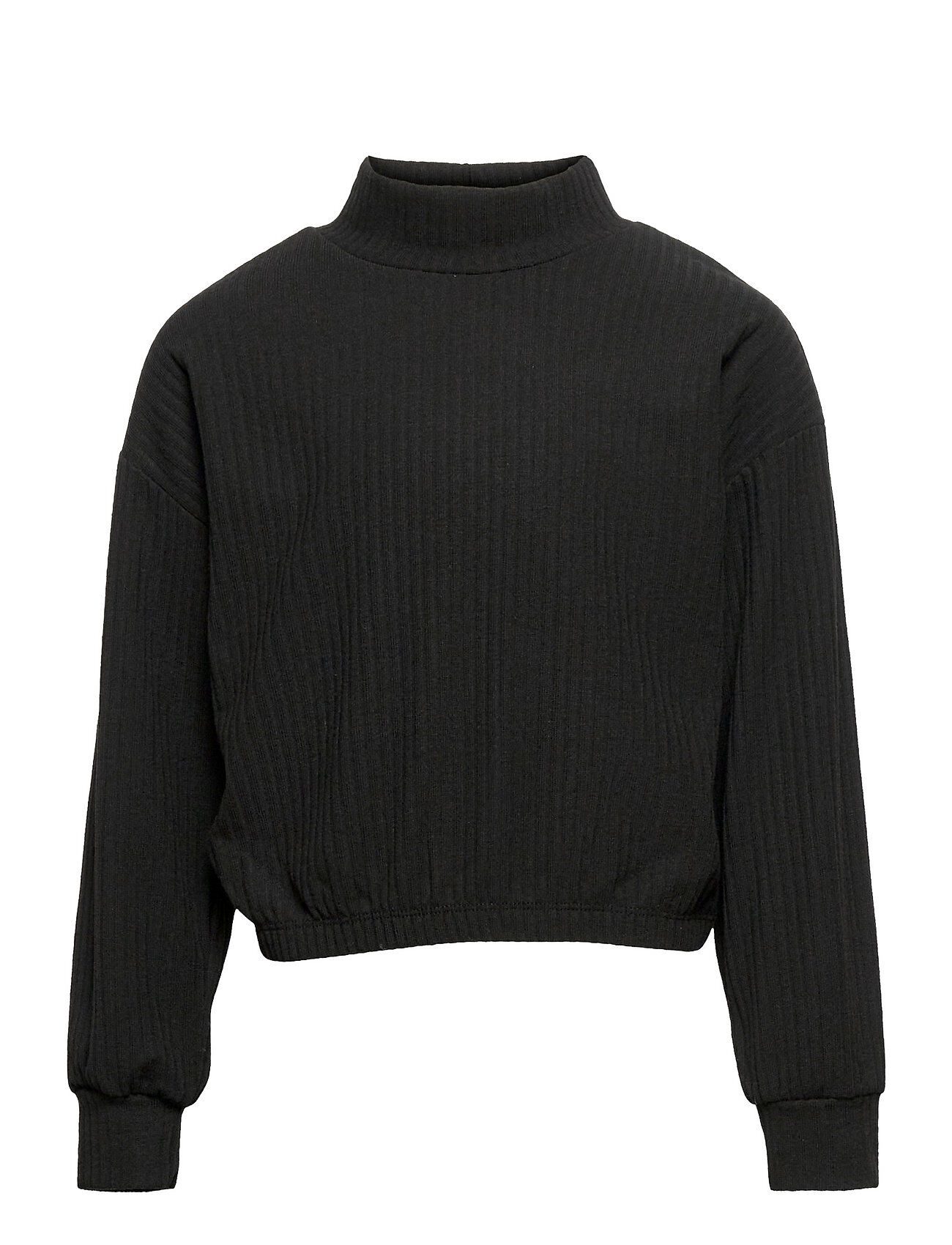 Kids Only Konnella L/S Highneck Top Jrs Turtleneck Svart Kids Only