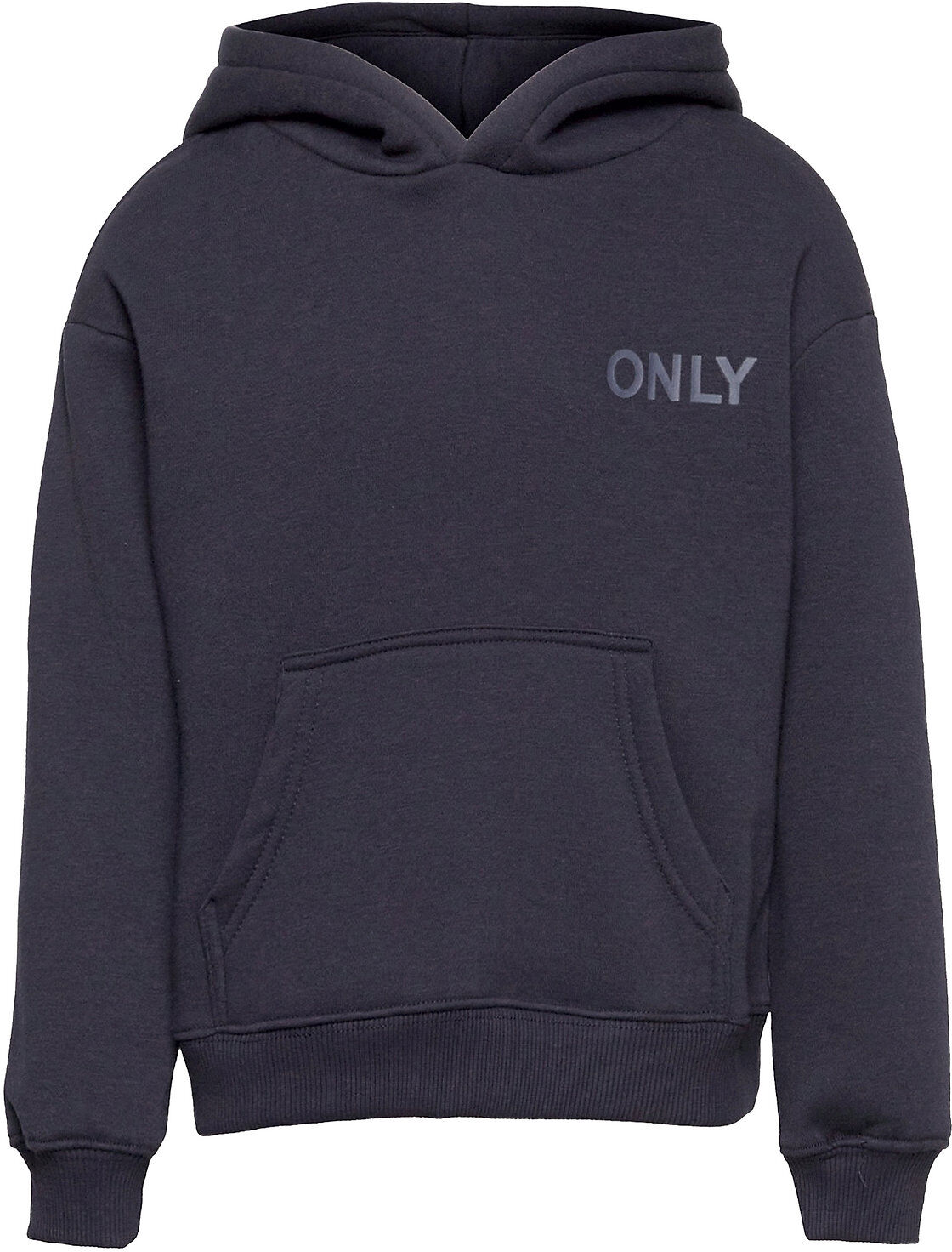 Kids Only K Very Life Small Logo Hoodie Pnt Hettegenser Genser Blå Kids Only