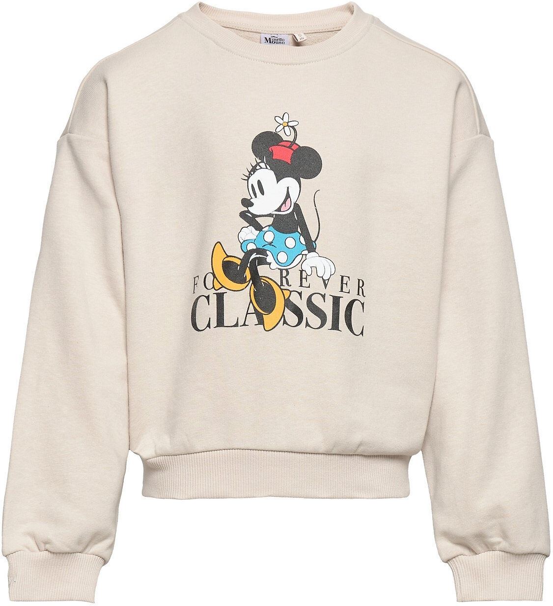 Kids Only Konmickey Life L/S O-Neck Ub Swt Sweat-shirt Genser Beige Kids Only