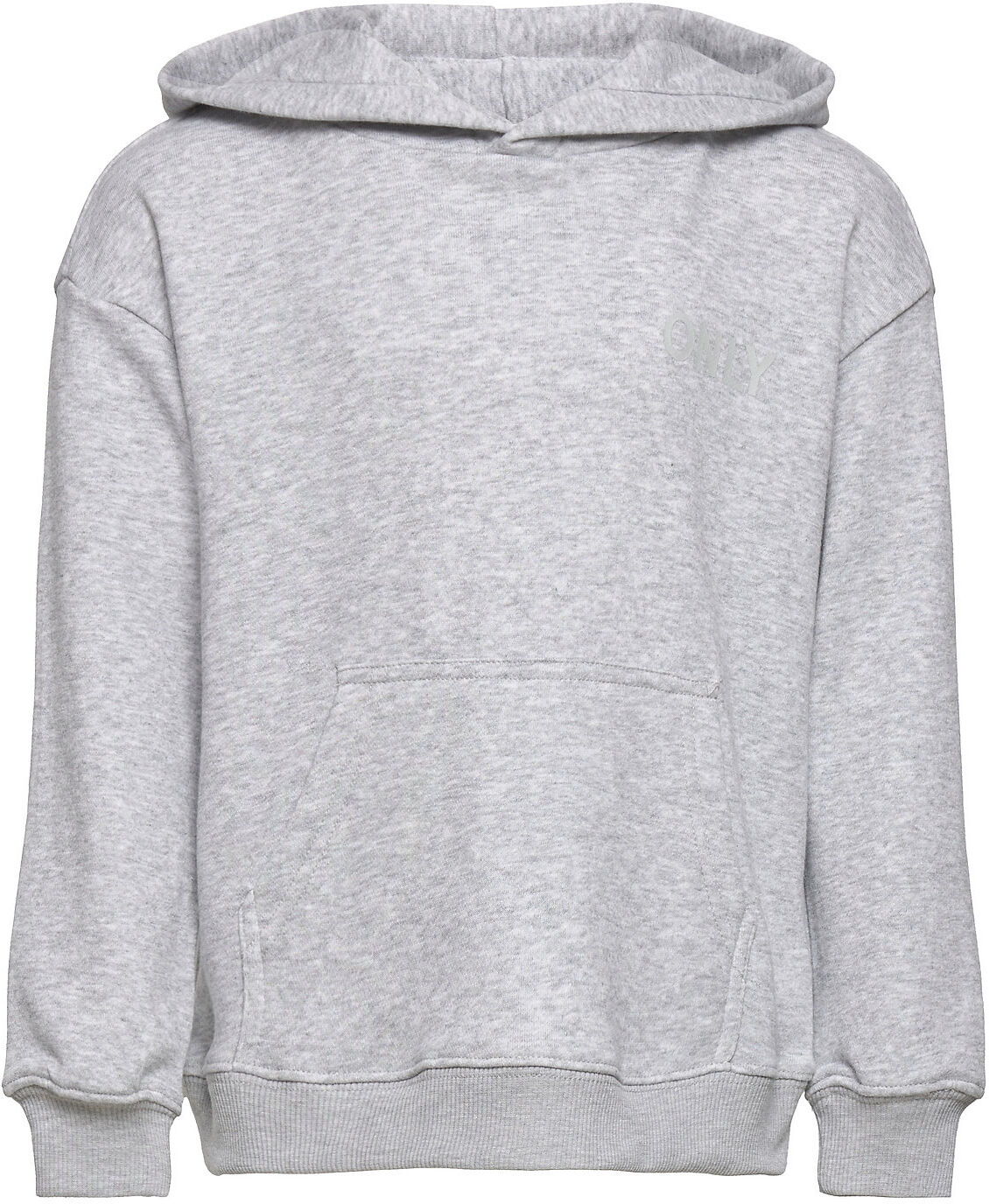 Kids Only Konnever L/S Small Logo Hoodie Ub Pnt Hettegenser Genser Grå Kids Only