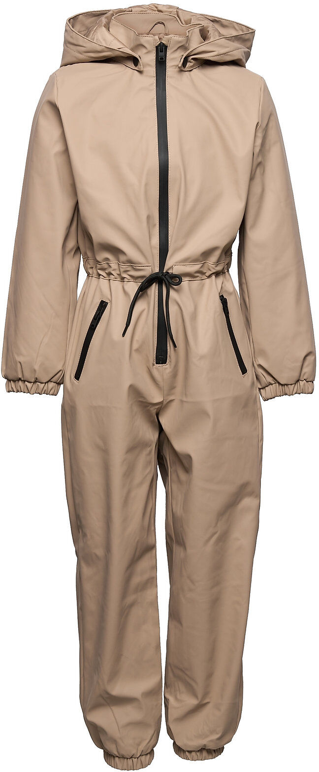 Kids Only Konleonora Rainsuit Otw Outerwear Coveralls Rainwear Sets & Coveralls Brun Kids Only