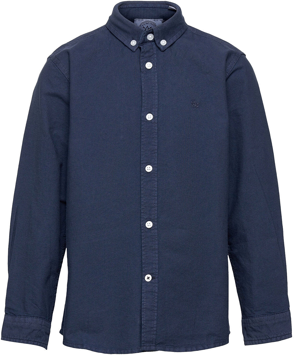 Kronstadt Johan Oxford Washed Skjorte Blå Kronstadt