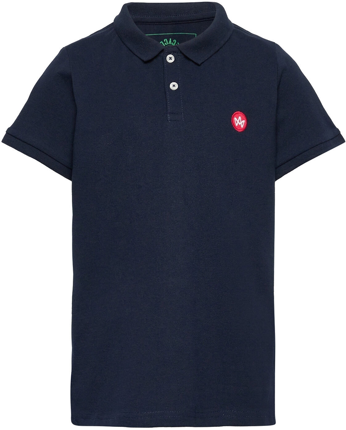 Kronstadt Albert Kids Polo Recycled T-shirts Polo Shirts Short-sleeved Polo Shirts Blå Kronstadt