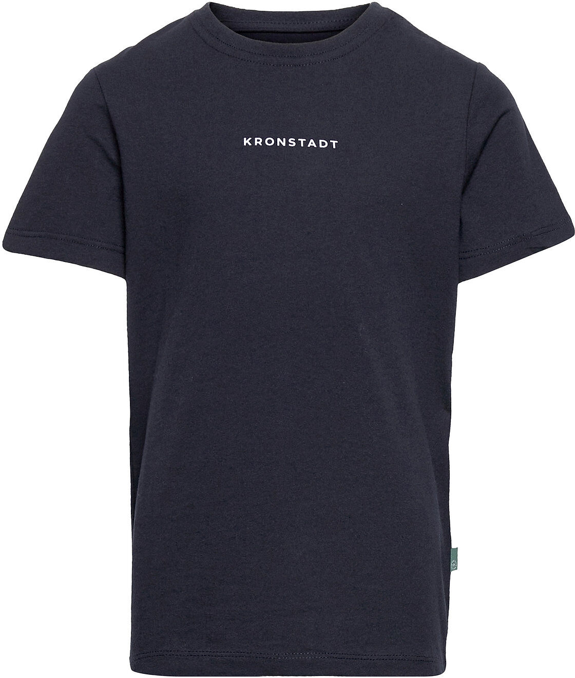 Kronstadt Timmi Recycled Logo T-Shirt T-shirts Short-sleeved Blå Kronstadt