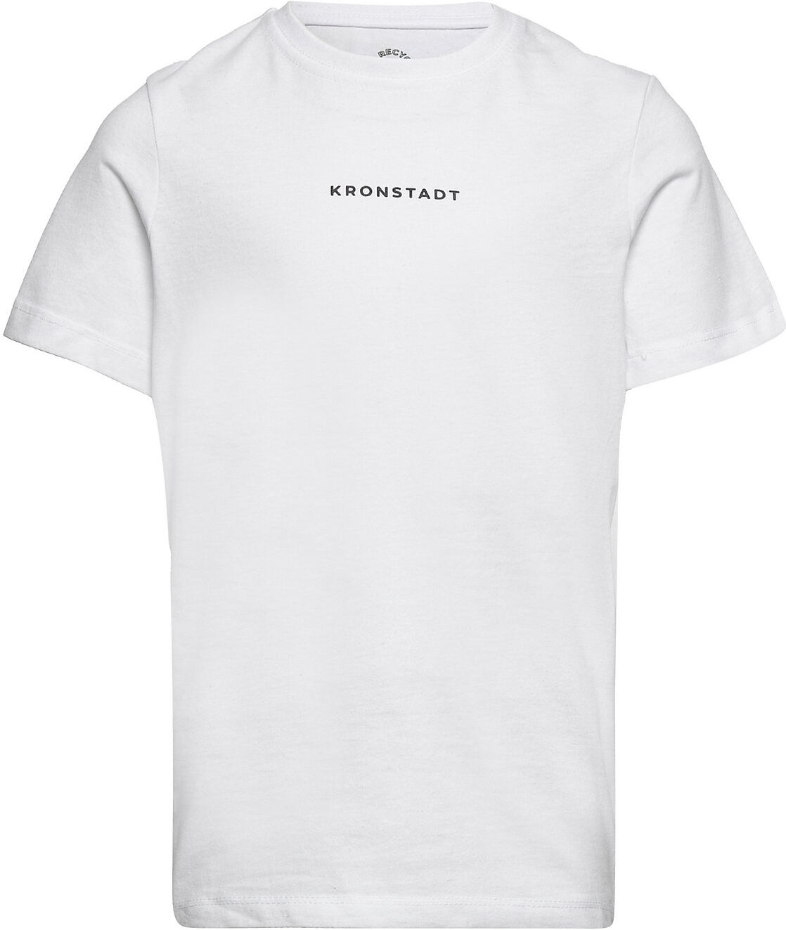 Kronstadt Timmi Recycled Logo T-Shirt T-shirts Short-sleeved Hvit Kronstadt