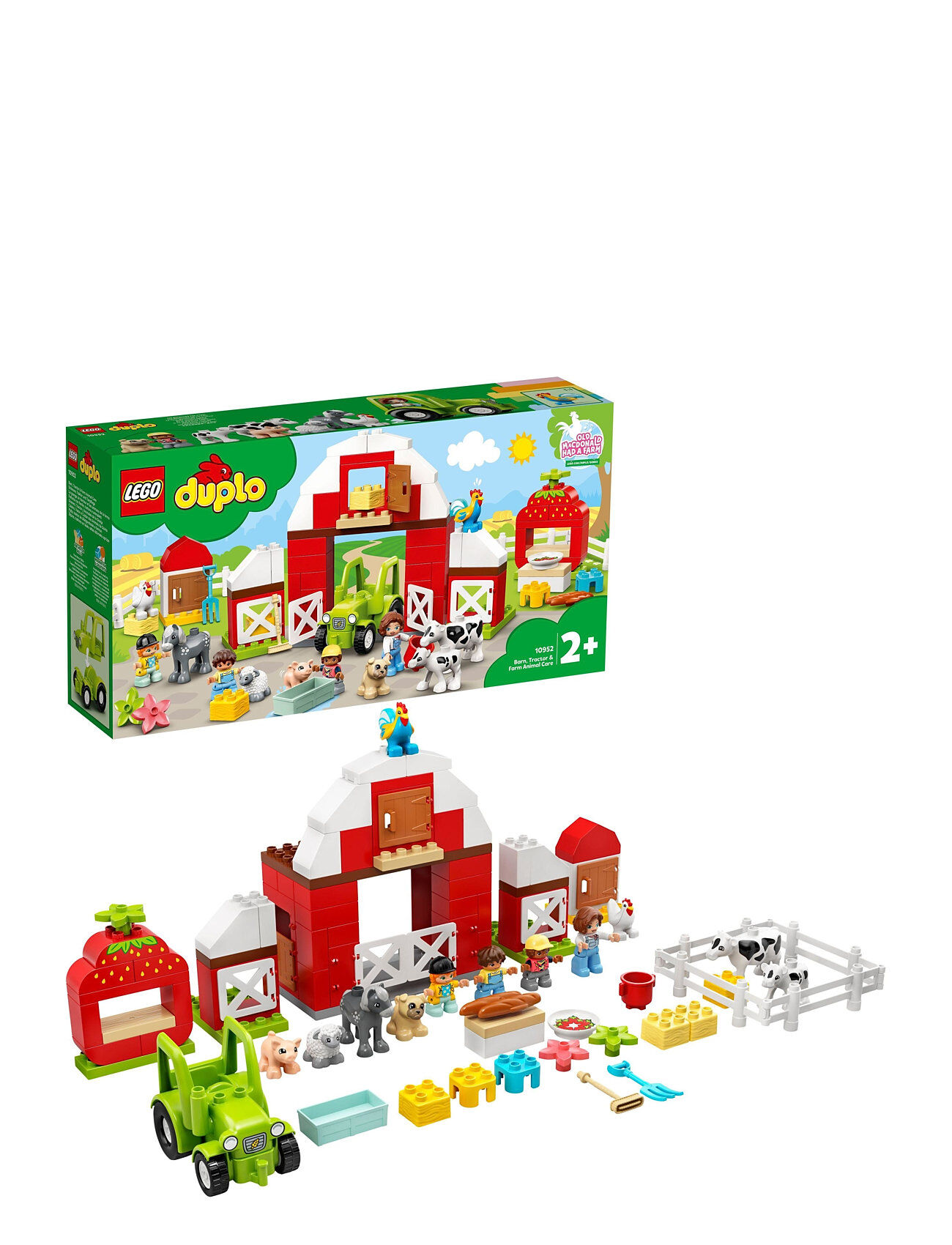 Lego Town Barn, Tractor & Farm Animal Care Toy Toys LEGO Toys LEGO DUPLO Multi/mønstret LEGO