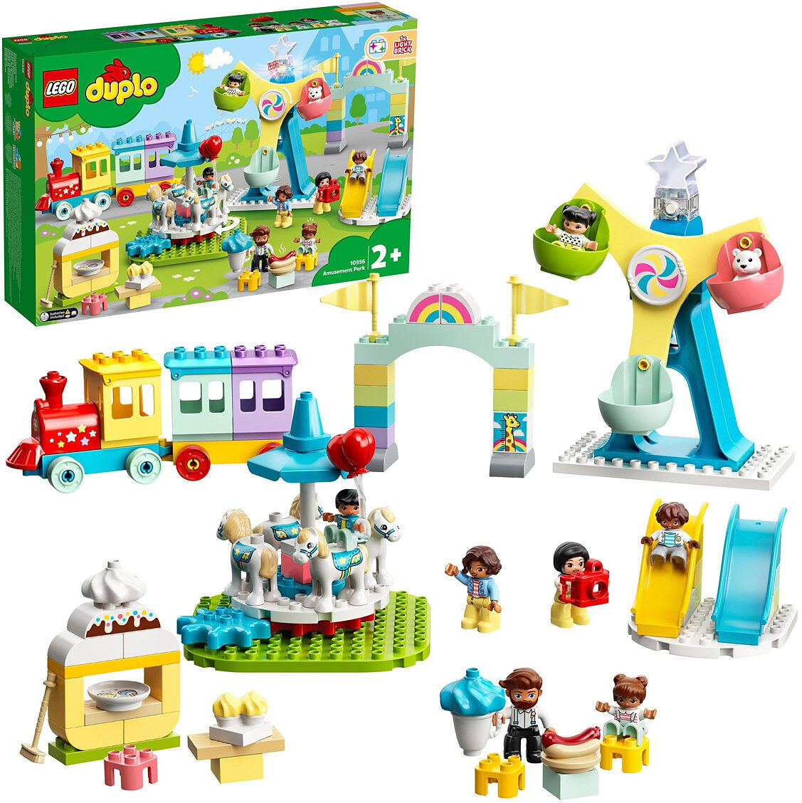 Lego Town Amusement Park Toy For Toddlers Toys LEGO Toys LEGO DUPLO Multi/mønstret LEGO