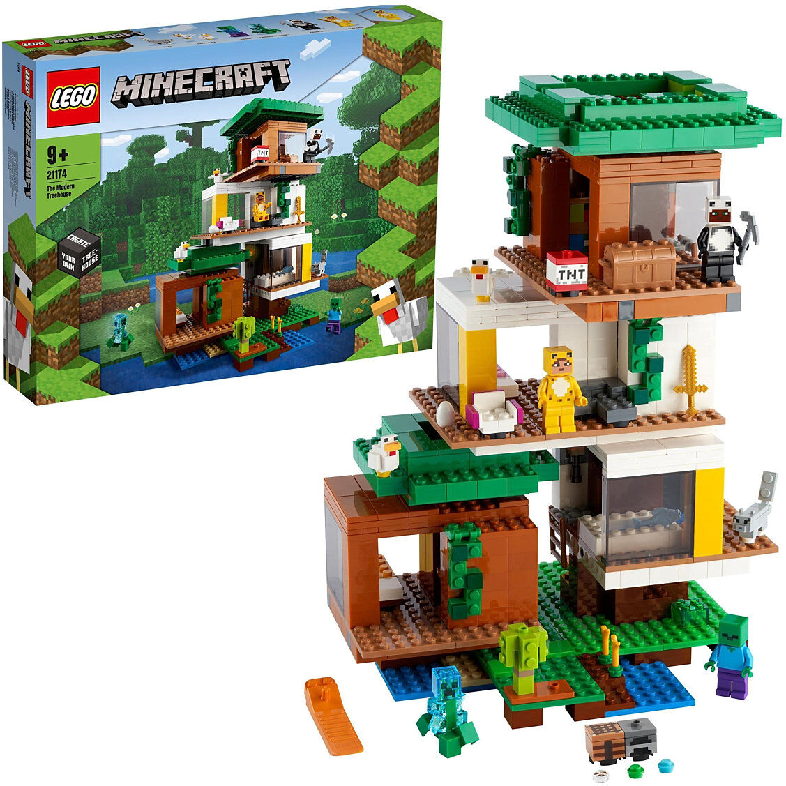 Lego The Modern Treehouse Toy With Figures Toys LEGO Toys LEGO Minecraft Multi/mønstret LEGO