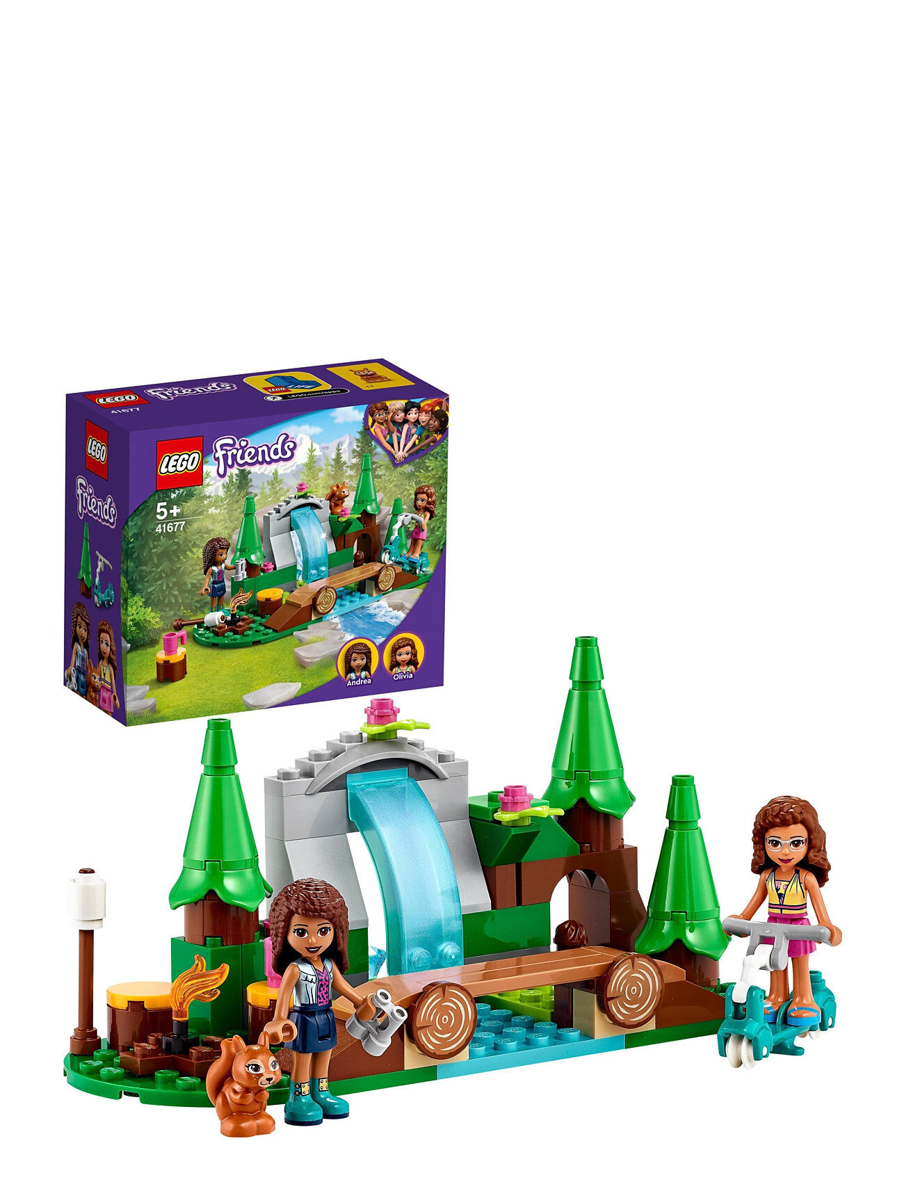 Lego Forest Waterfall Camping Adventure Set Toys LEGO Toys LEGO Friends Multi/mønstret LEGO