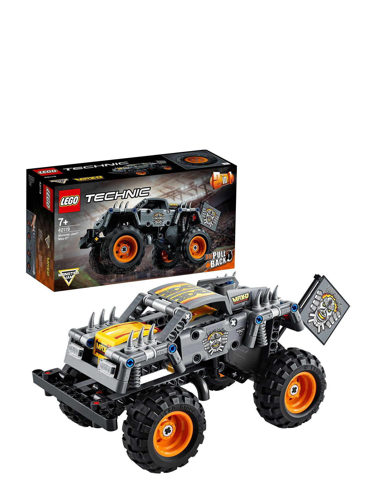 Lego Monster Jam Max-D Truck 2 In 1 Set Toys LEGO Toys LEGO® Technic Multi/mønstret LEGO