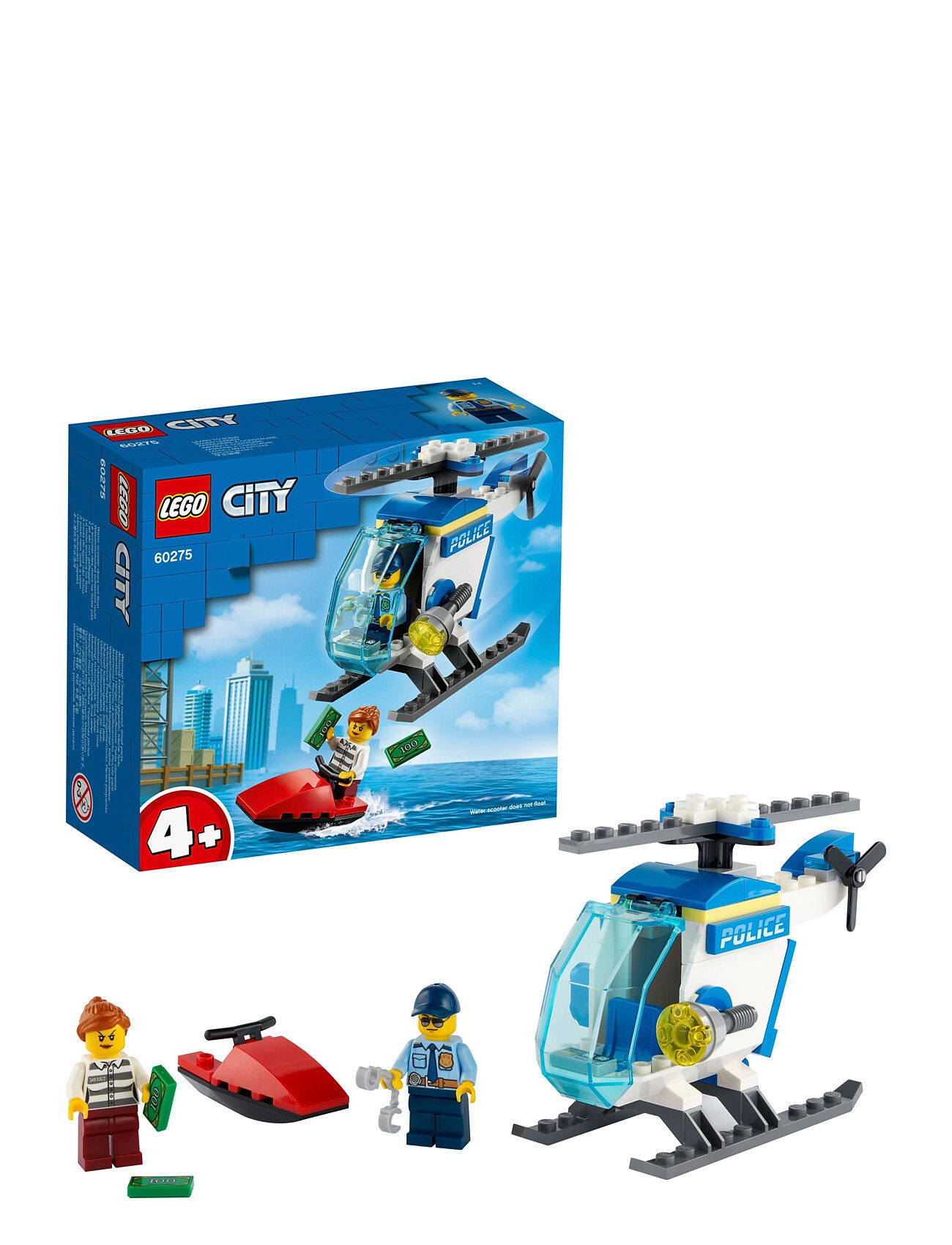 Lego Police Helicopter Toy Toys LEGO Toys LEGO City Multi/mønstret LEGO