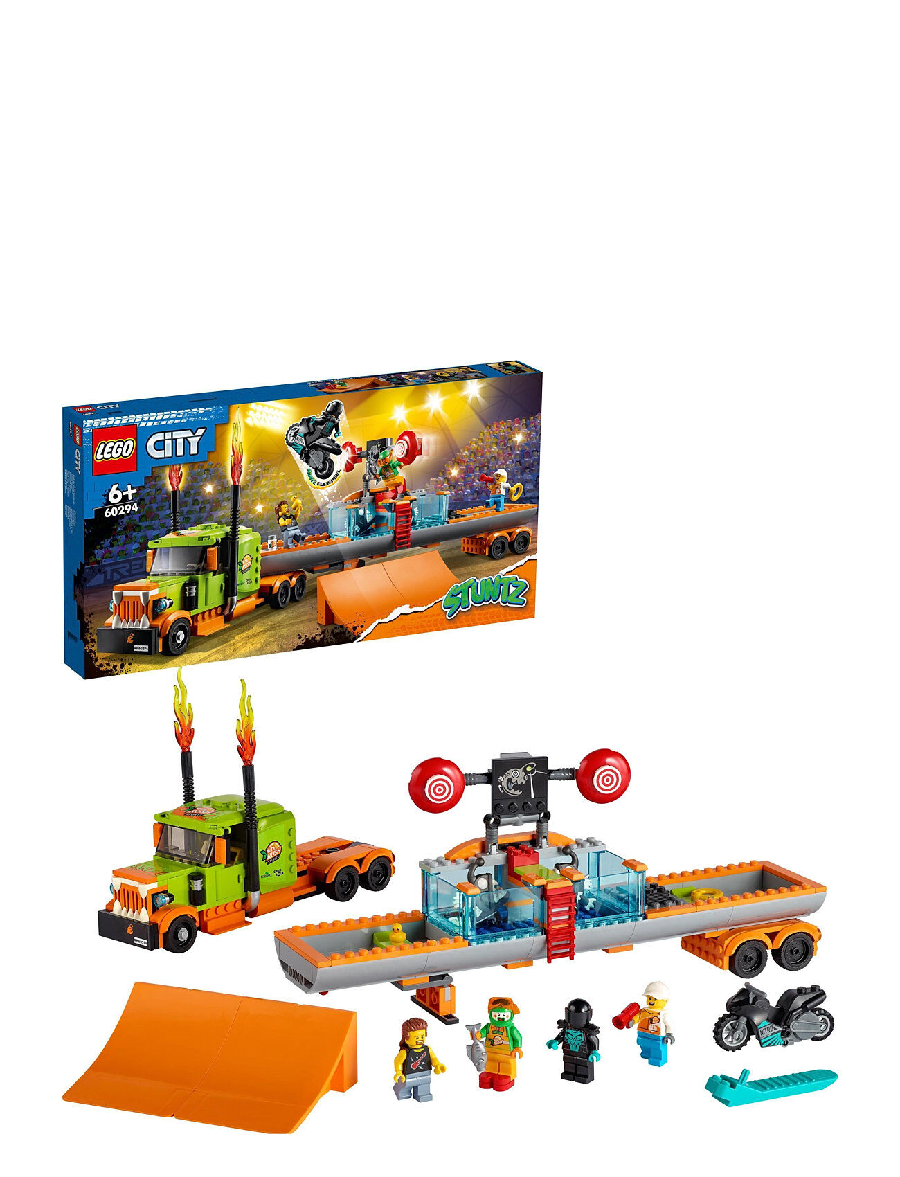 Lego Stuntz Stunt Show Truck & Motorbike Toy Set Toys LEGO Toys LEGO City Multi/mønstret LEGO