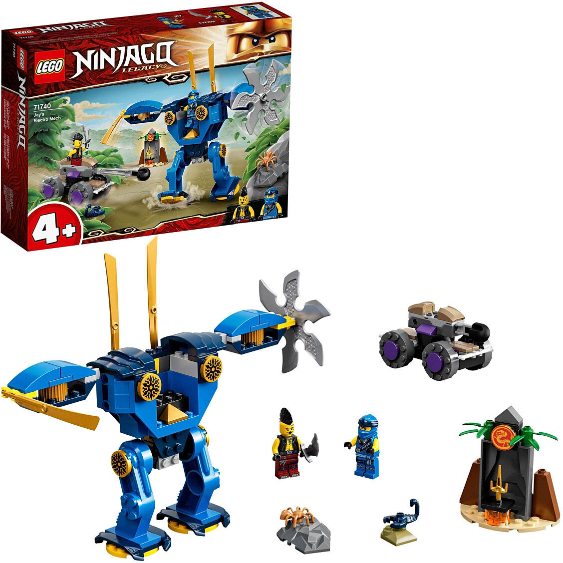 Lego Legacy Jay’s Electro Mech Toy Toys LEGO Toys LEGO Ninjago Multi/mønstret LEGO