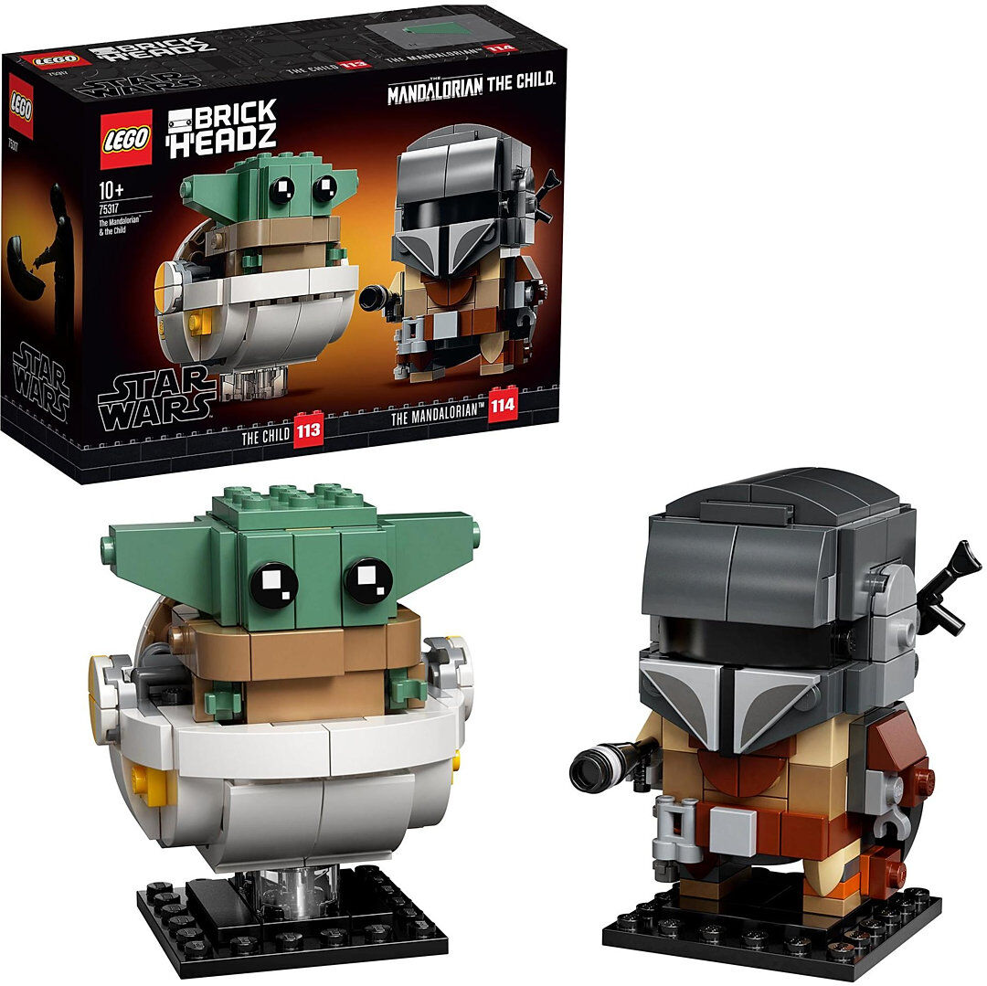 Lego Brickheadz Star Wars The Mandalorian & The Child Toys LEGO Toys LEGO Star Wars Multi/mønstret LEGO