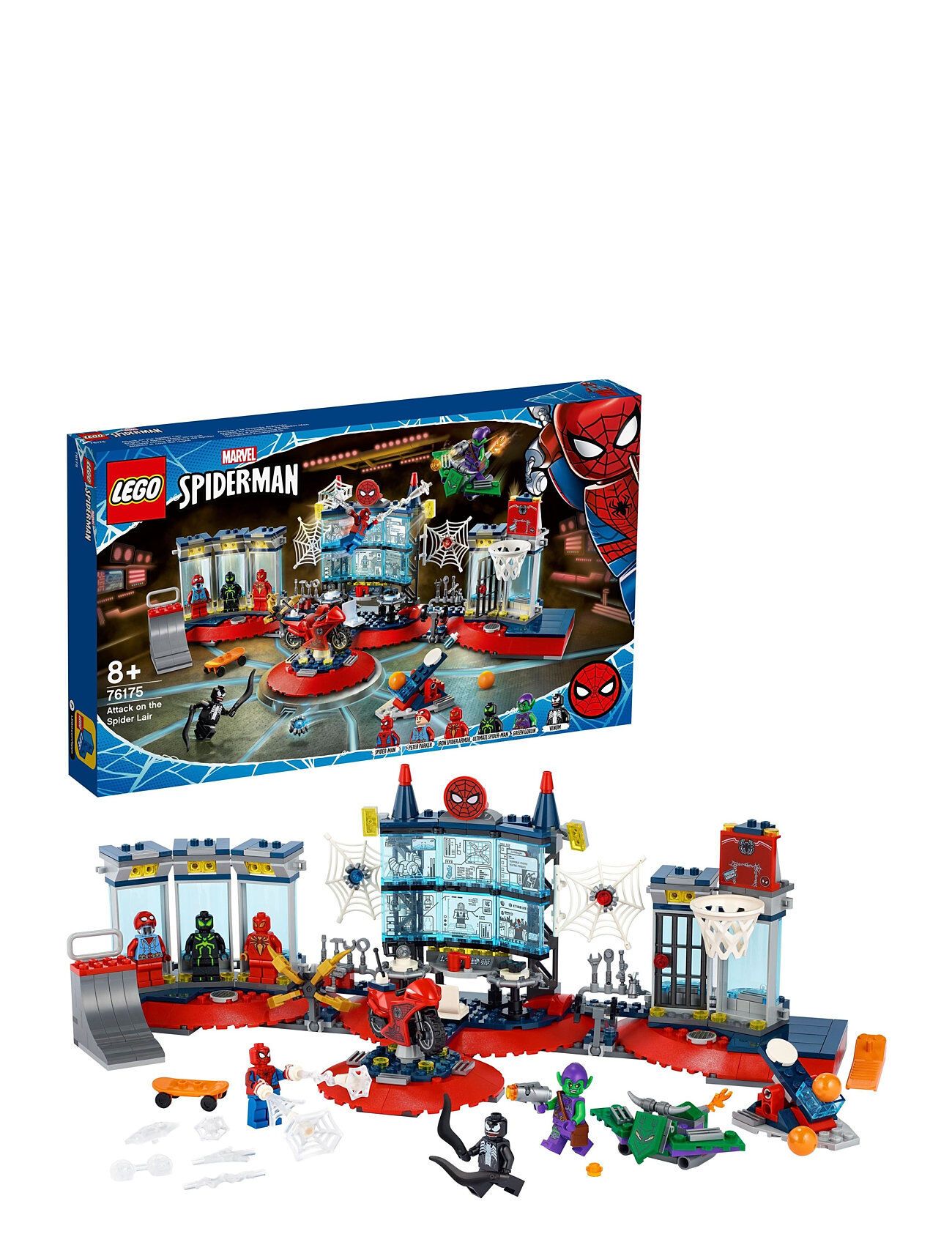 Lego Spider-Man Attack On The Spider Lair Set Toys LEGO Toys LEGO Super Heroes Multi/mønstret LEGO