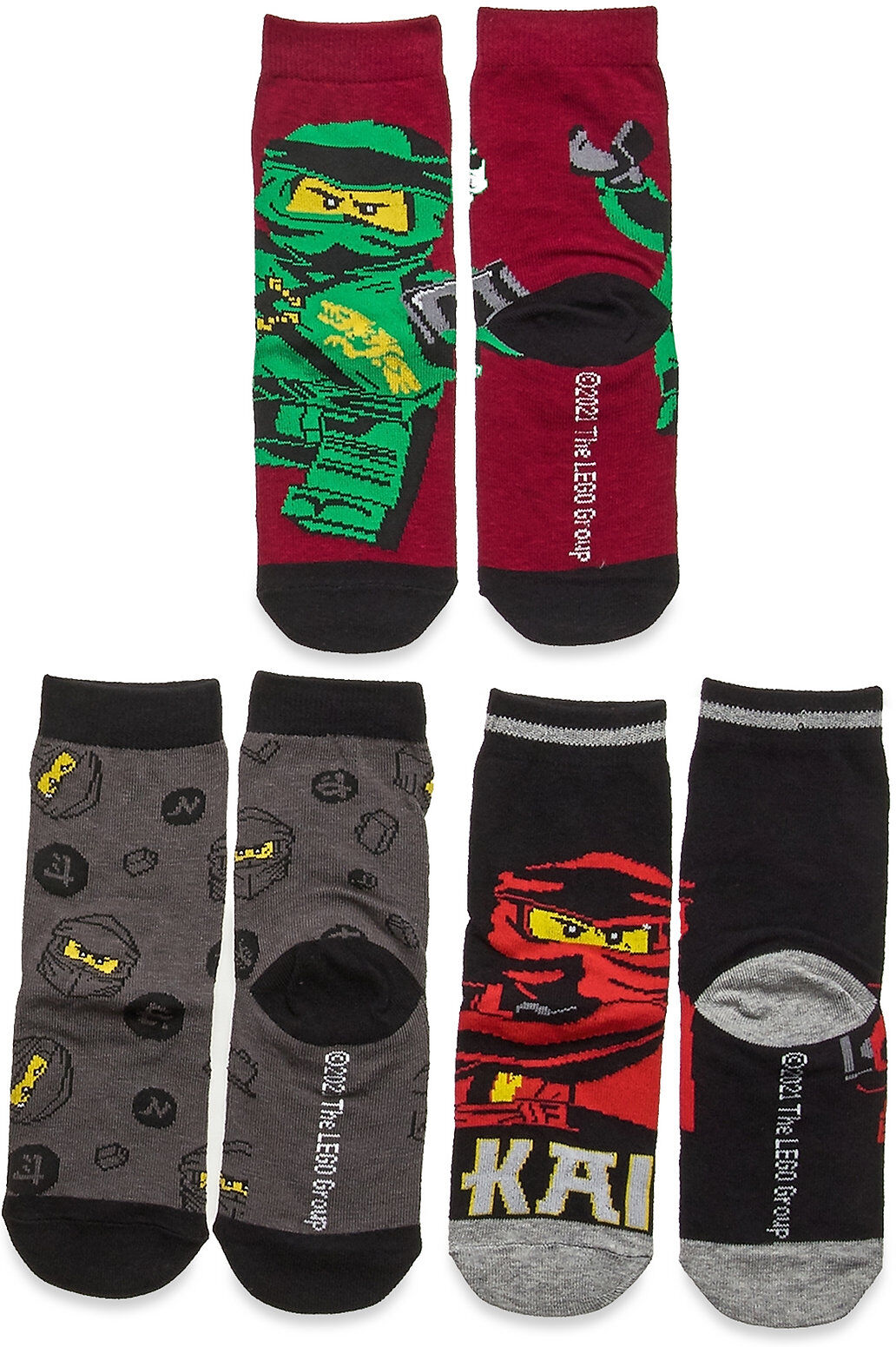 Lego M12010323 - 3 Pack Socks Socks & Tights Socks Multi/mønstret Lego Wear