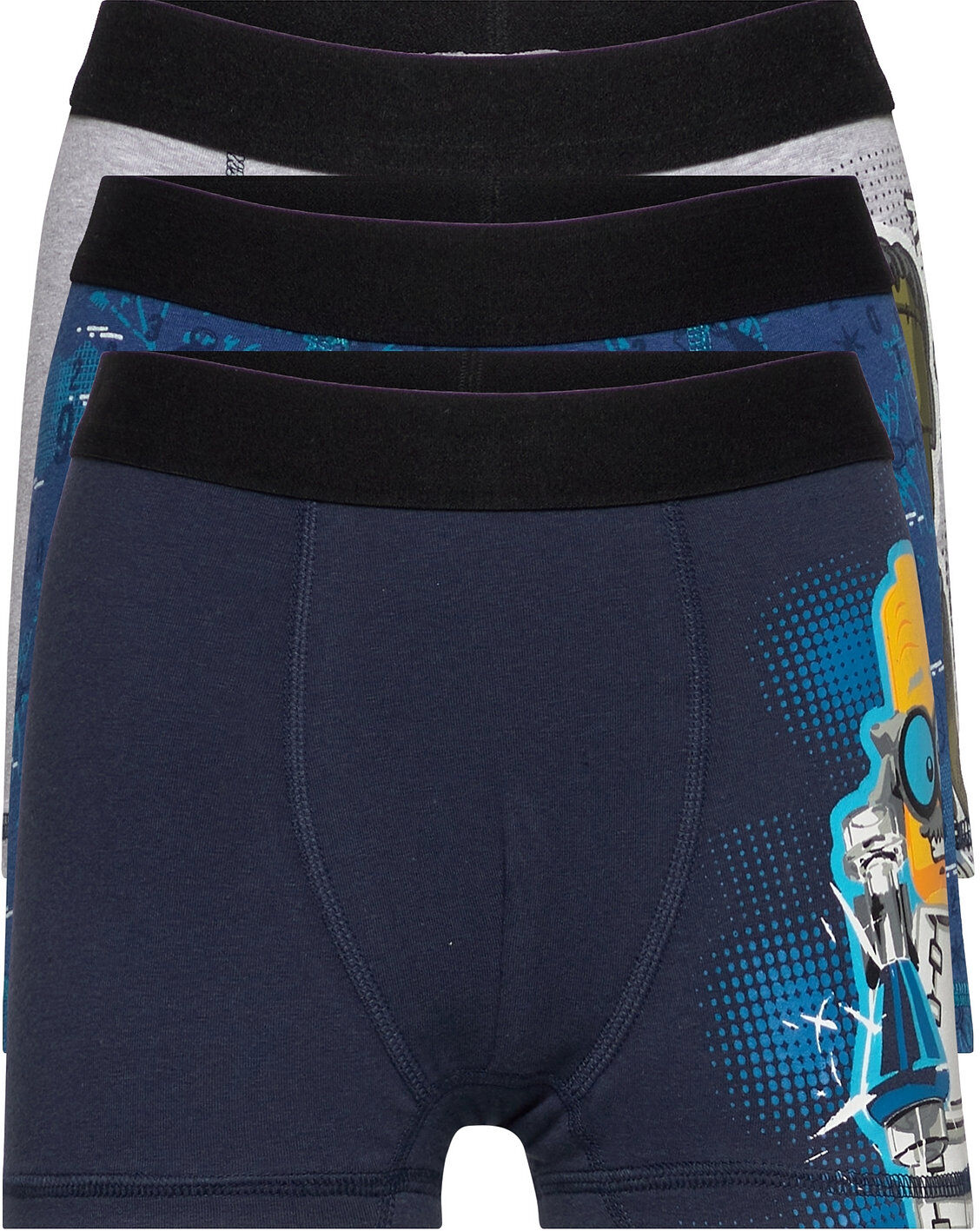 Lego M12010395 - 3 Pack Boxershorts Night & Underwear Underwear Underpants Multi/mønstret Lego Wear