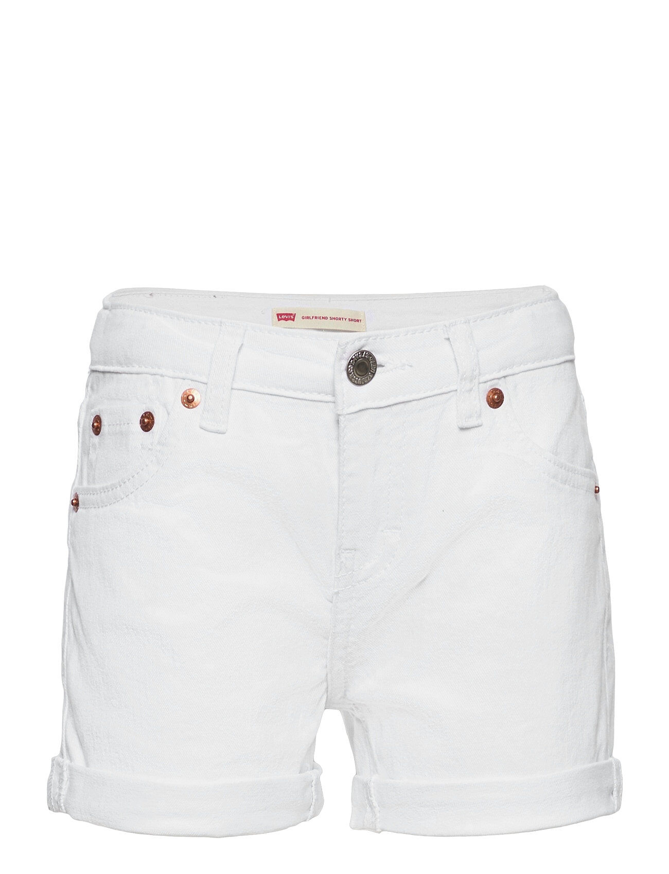 Levi's Girlfriend Shorty Short Shorts Denim Shorts Hvit Levi's