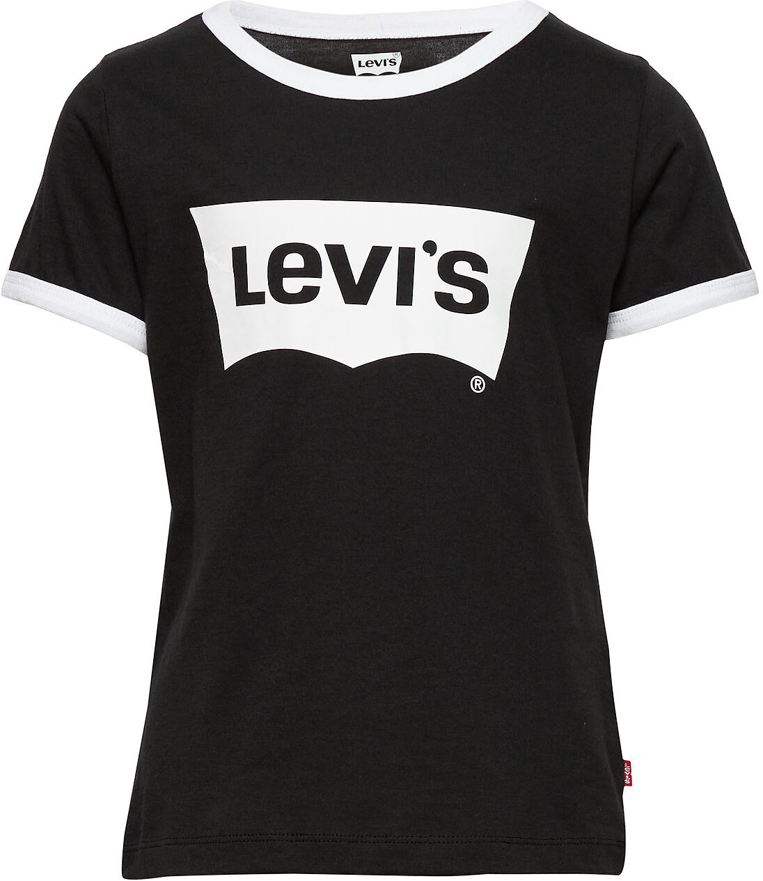 Levi's Lvg Over D Batwing Ringer T-shirts Short-sleeved Svart Levi's