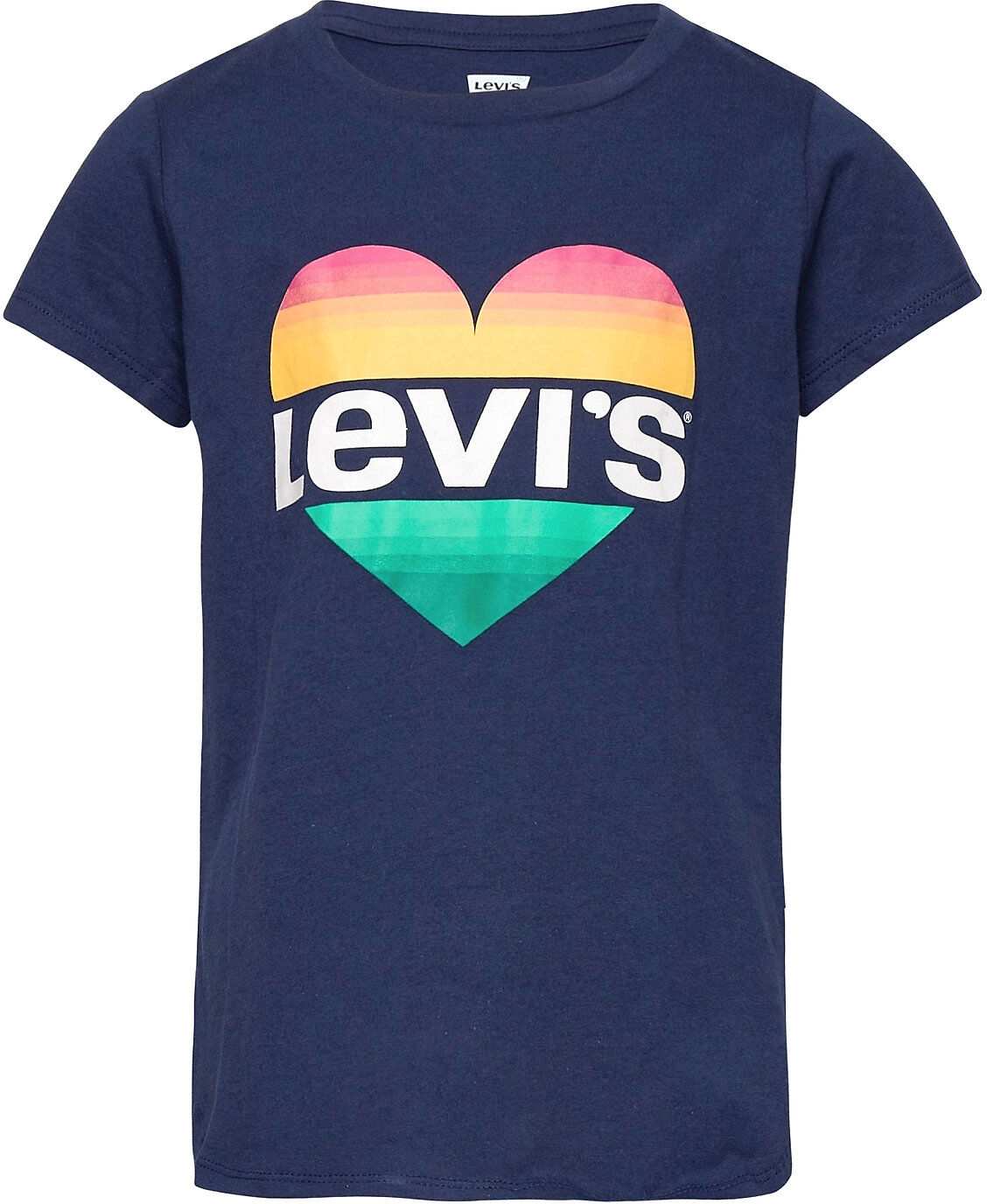 Levi's Lvg Ss High Low Tee Shirt T-shirts Short-sleeved Blå Levi's