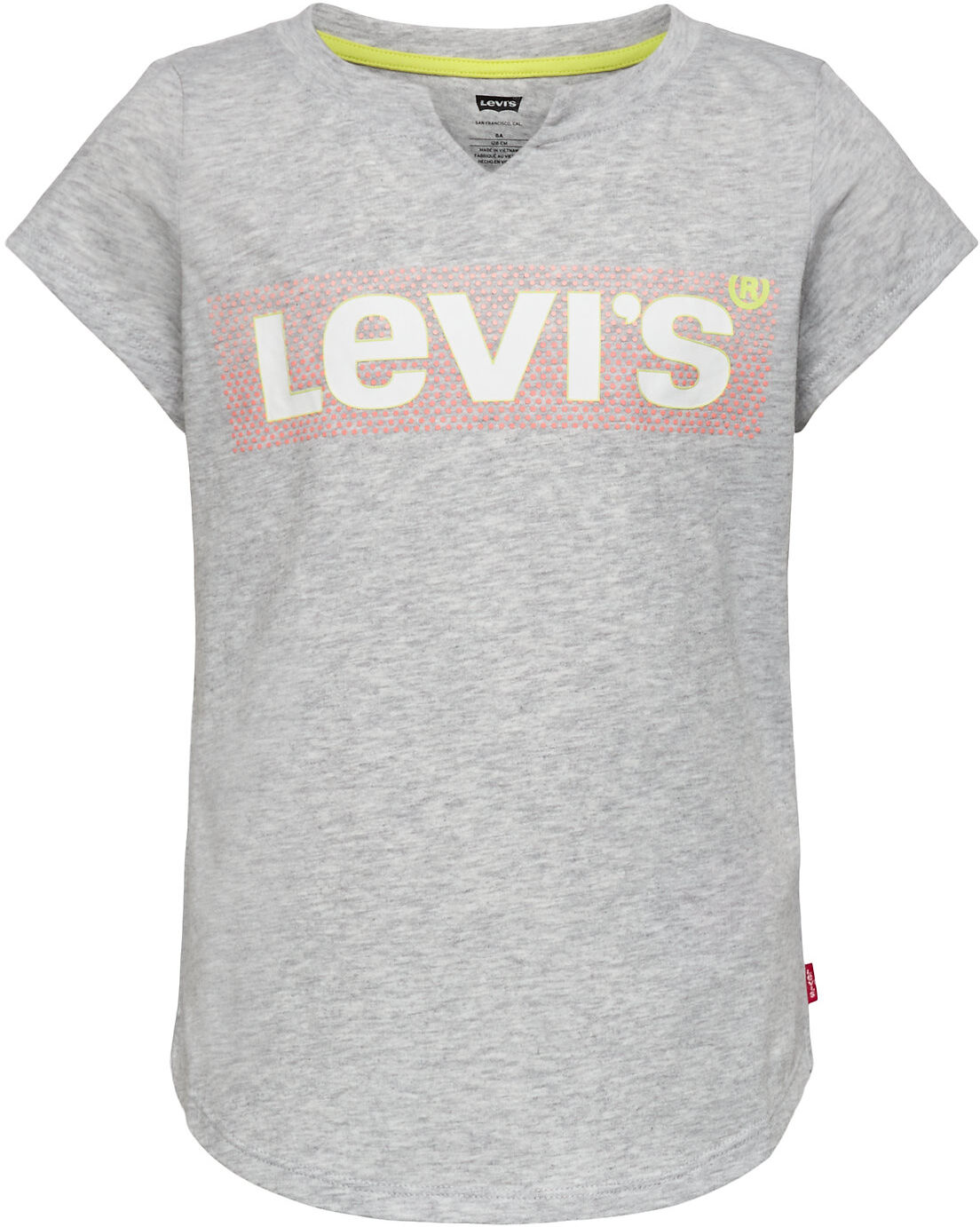 Levi's Lvg Ss Notched Tee Shirt T-shirts Short-sleeved Grå Levi's