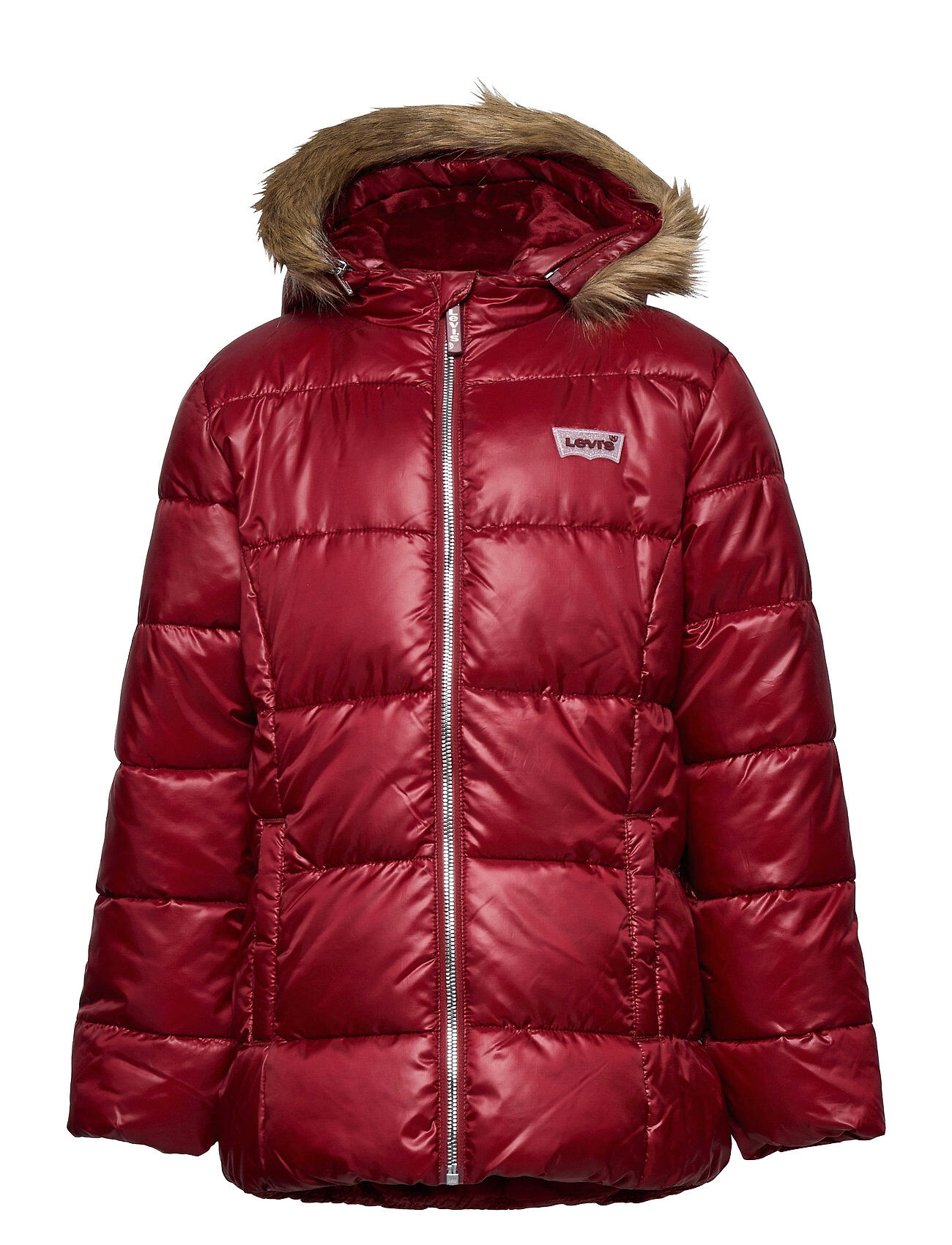 Levi's Lvg Fur Puffer Fôret Jakke Rød Levi's