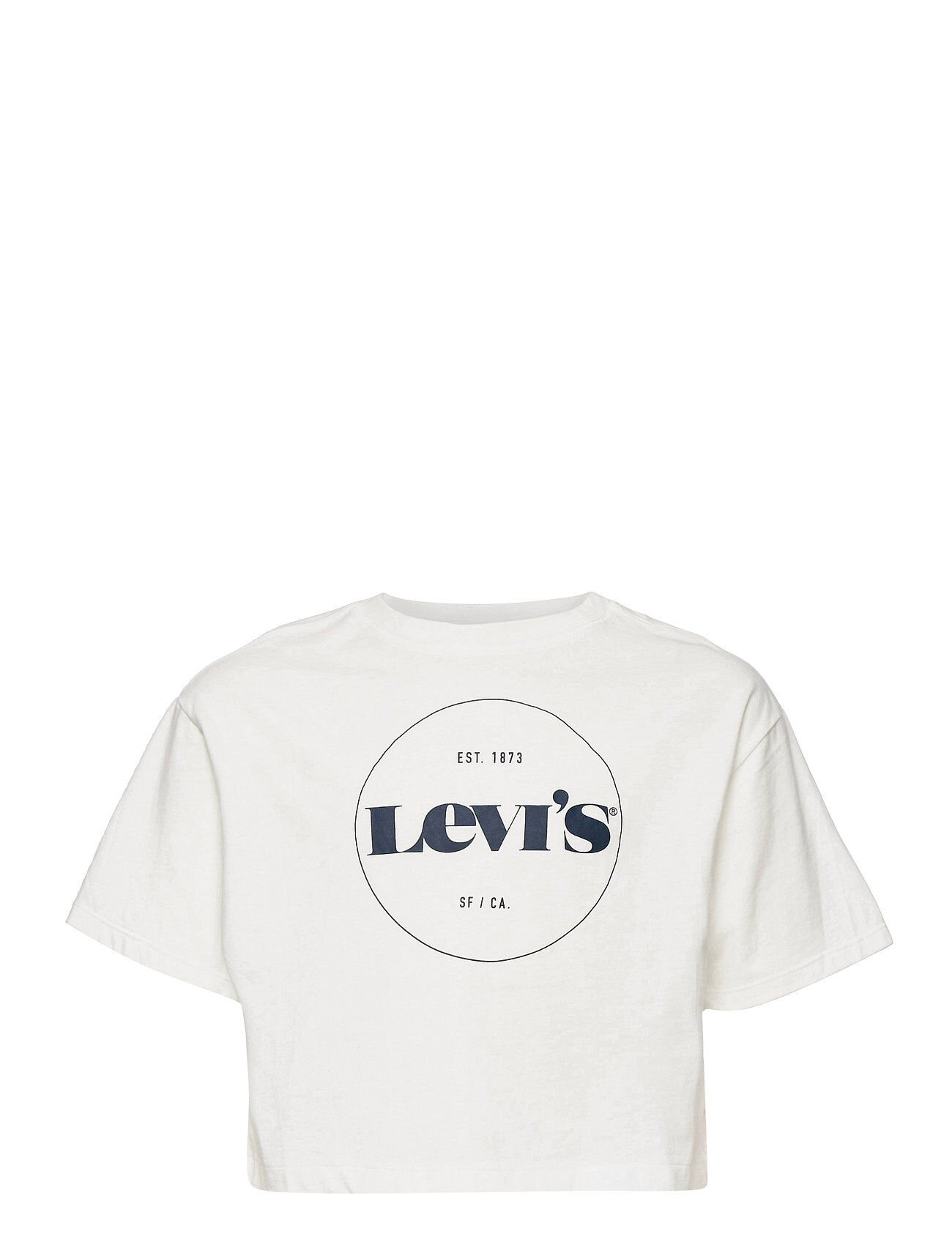 Levi's Lvg High Rise Tee Shirt T-shirts Short-sleeved Hvit Levi's