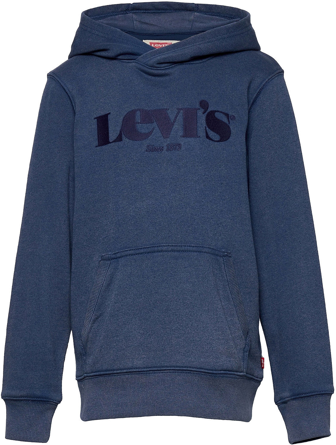 Levi's Lvb Washed Down Logo Po Hoodie Hettegenser Genser Blå Levi's