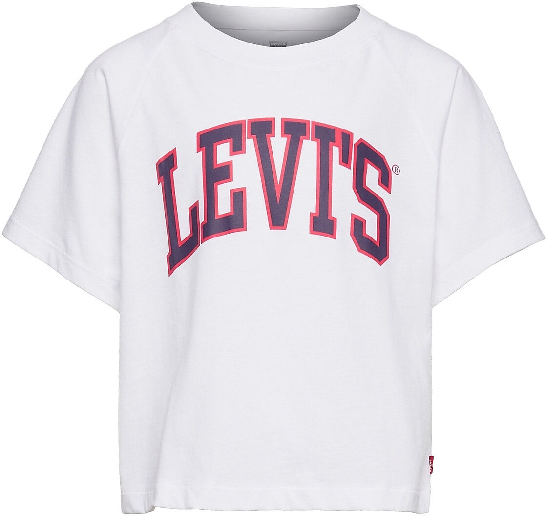 Levi's Lvg Ss Rglan Hgh Rise Te Shirt T-shirts Short-sleeved Hvit Levi's