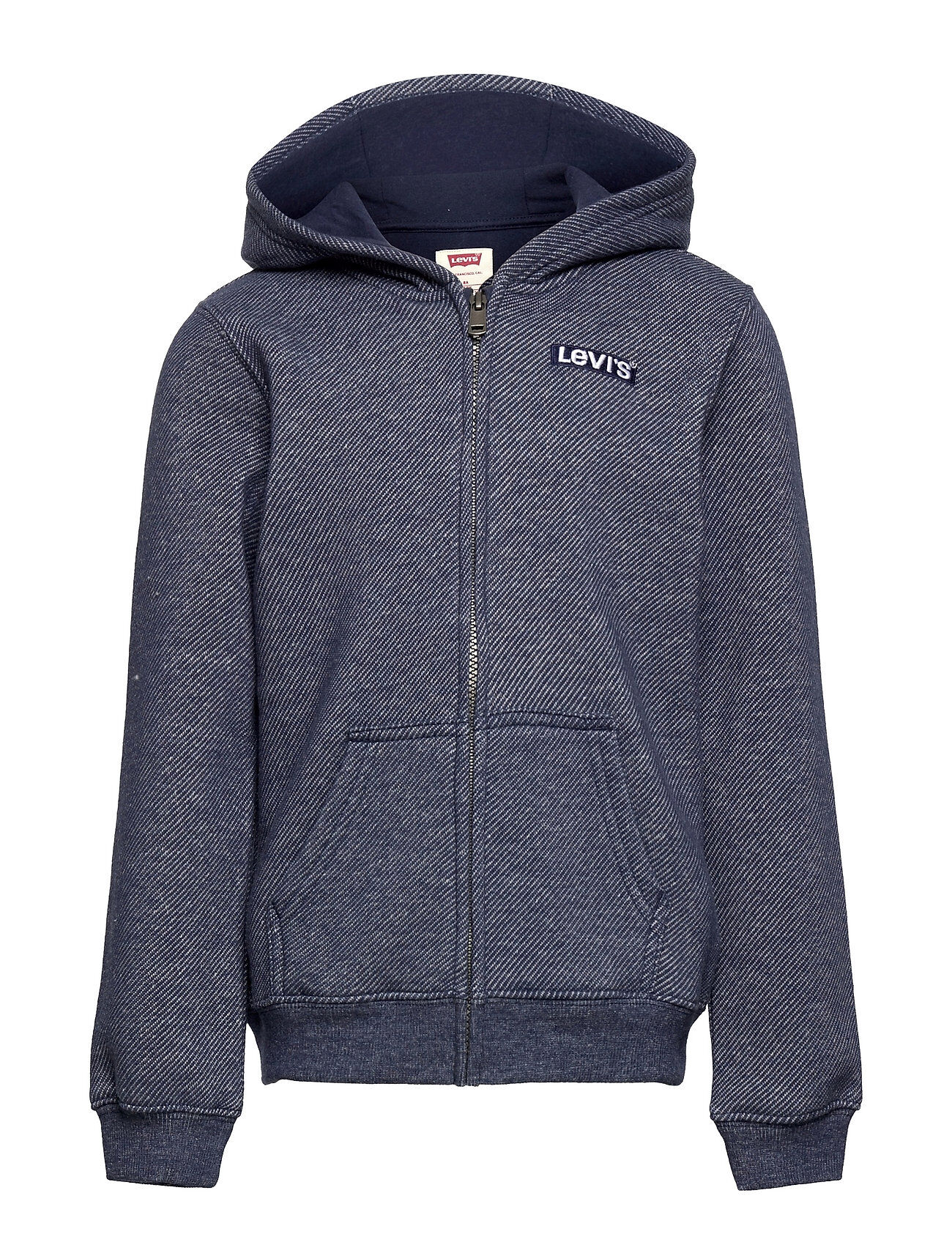 Levi's Lvb Textured Full Zip Hoodie Hettegenser Genser Blå Levi's