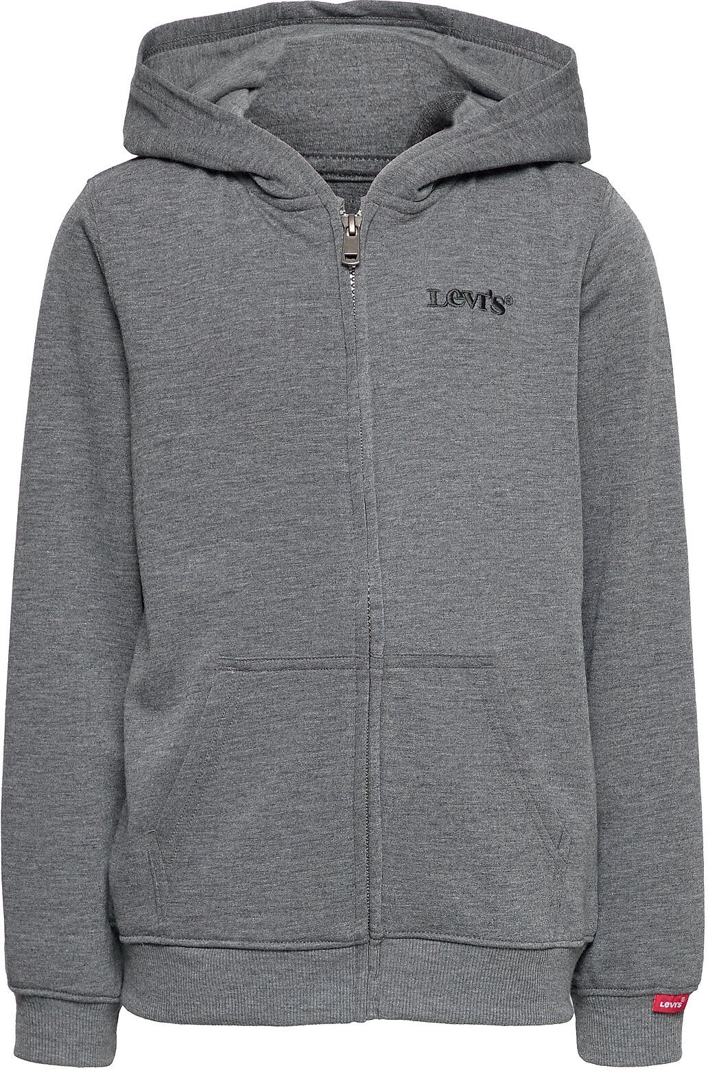 Levi's Lvb Logo Full Zip Hoodie Hettegenser Genser Grå Levi's