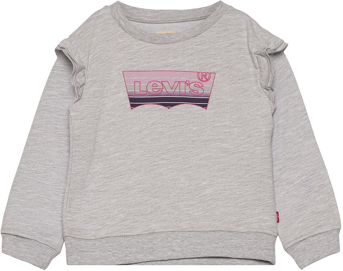 Levi's Lvg Ruffle Crew Sweatshirt Sweat-shirt Genser Grå Levi's