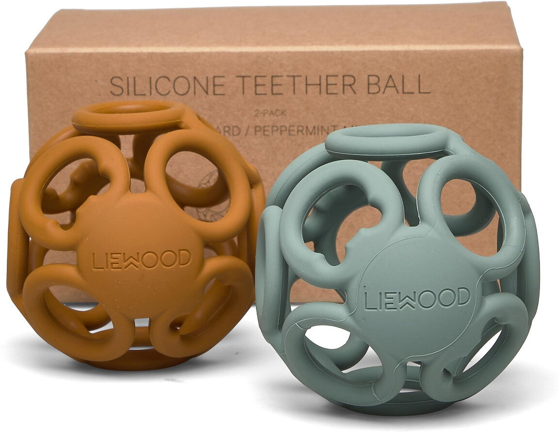 Liewood Jasmin Teether Ball - 2 Pack Toys Baby Toys Teething Toys Blå Liewood