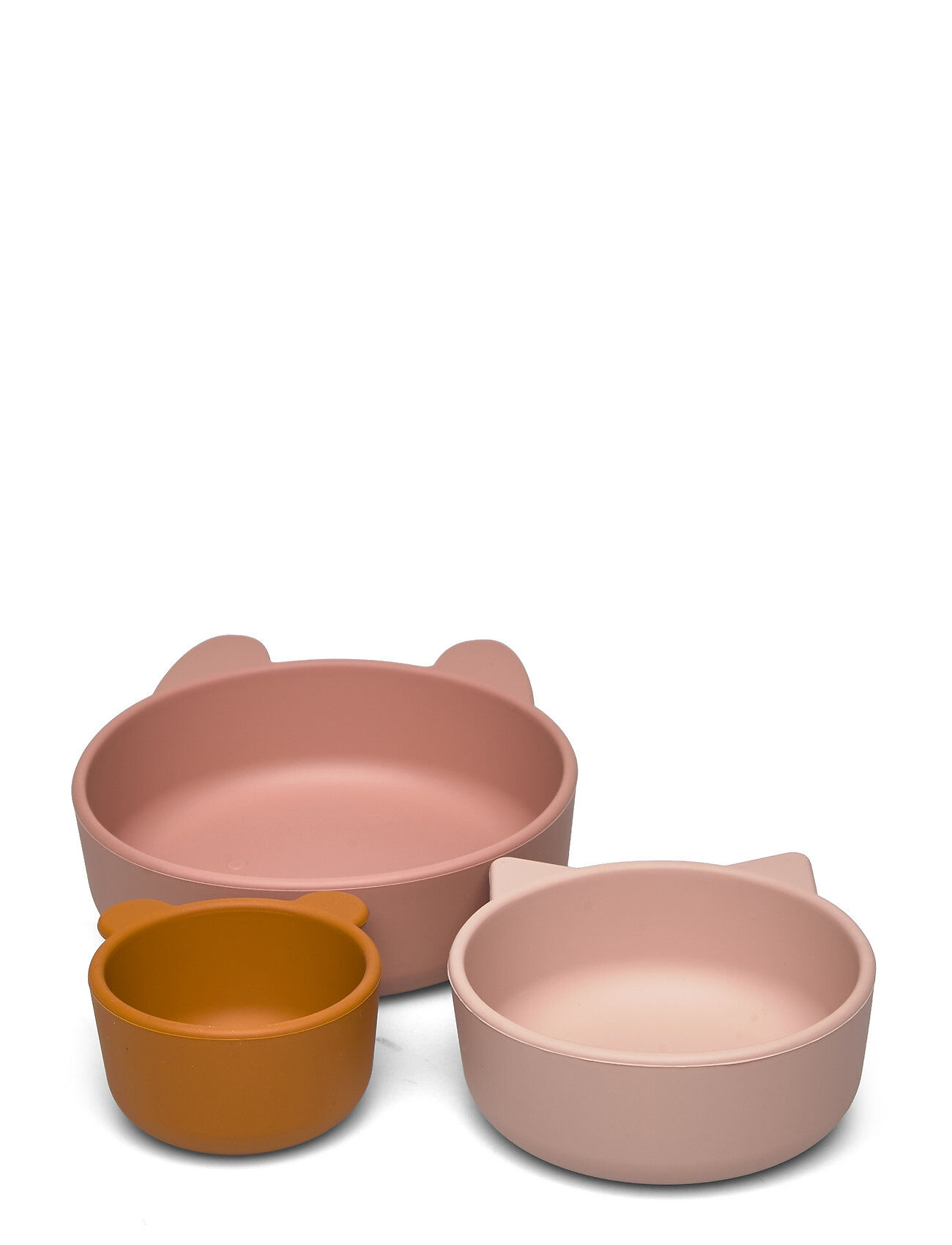 Liewood Eddie Bowls 3-Pack Home Meal Time Plates & Bowls Bowls Rosa Liewood