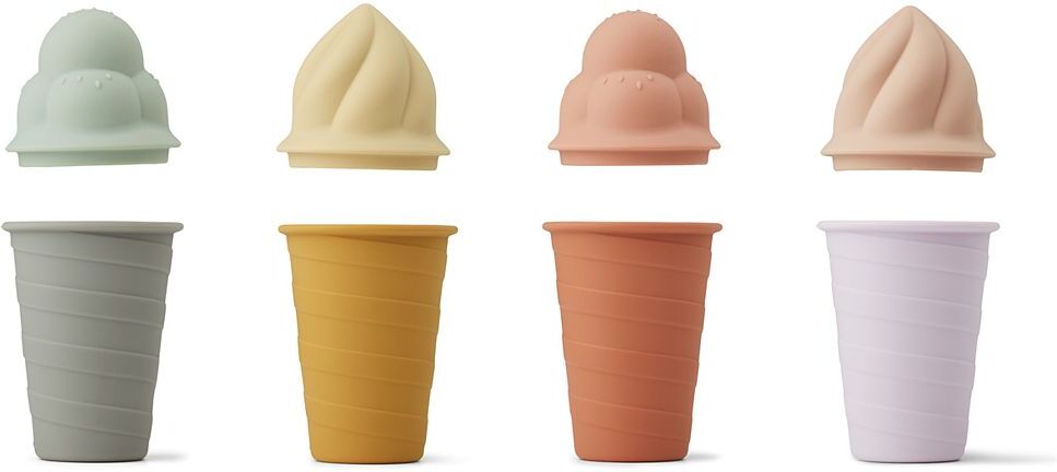 Liewood Bay Ice Cream Toy 4-Pack Toys Toy Kitchen & Accessories Toy Food & Cakes Rosa Liewood