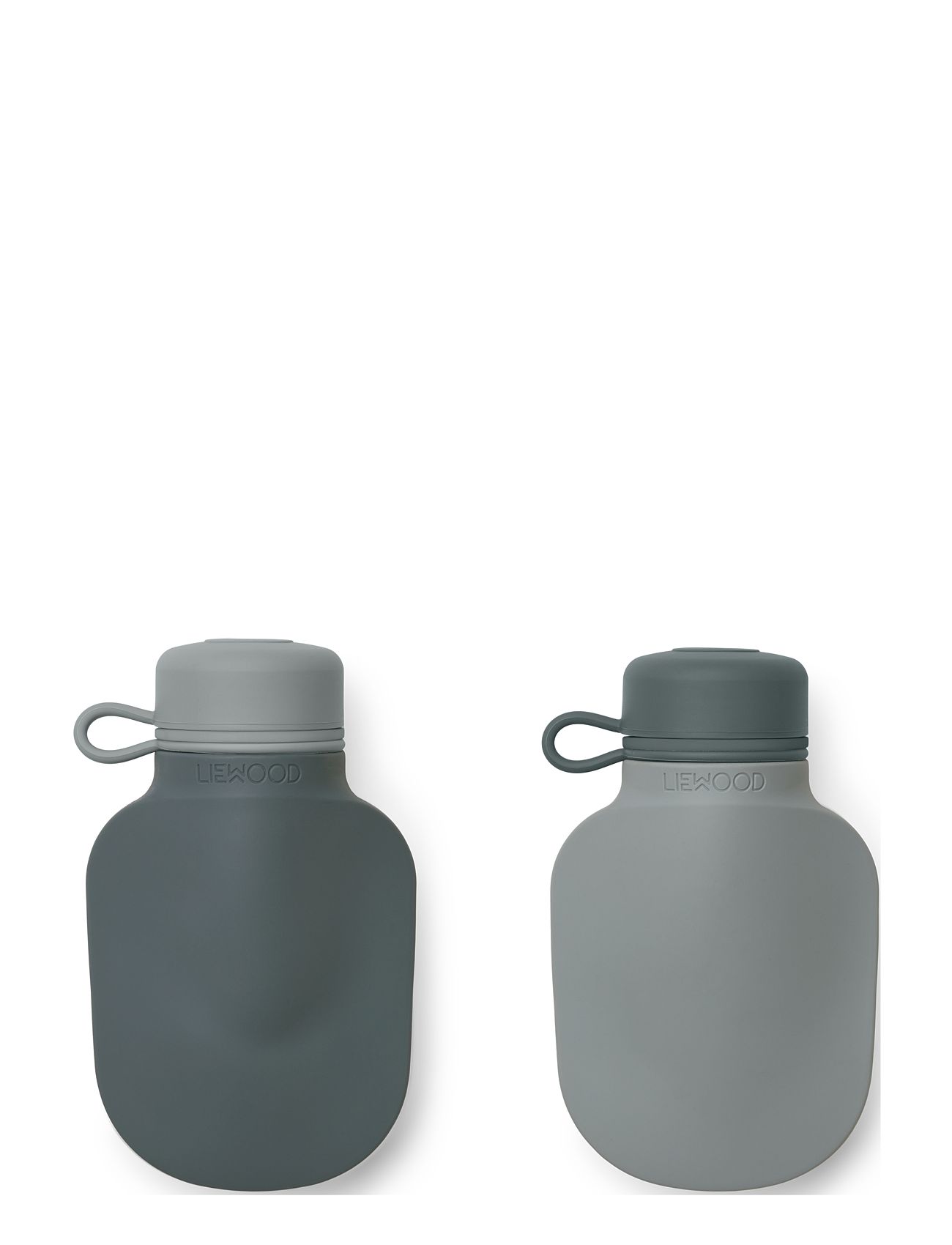Liewood Silvia Smoothie Bottle 2-Pack Home Meal Time Cups & Mugs Food Pouches Blå Liewood