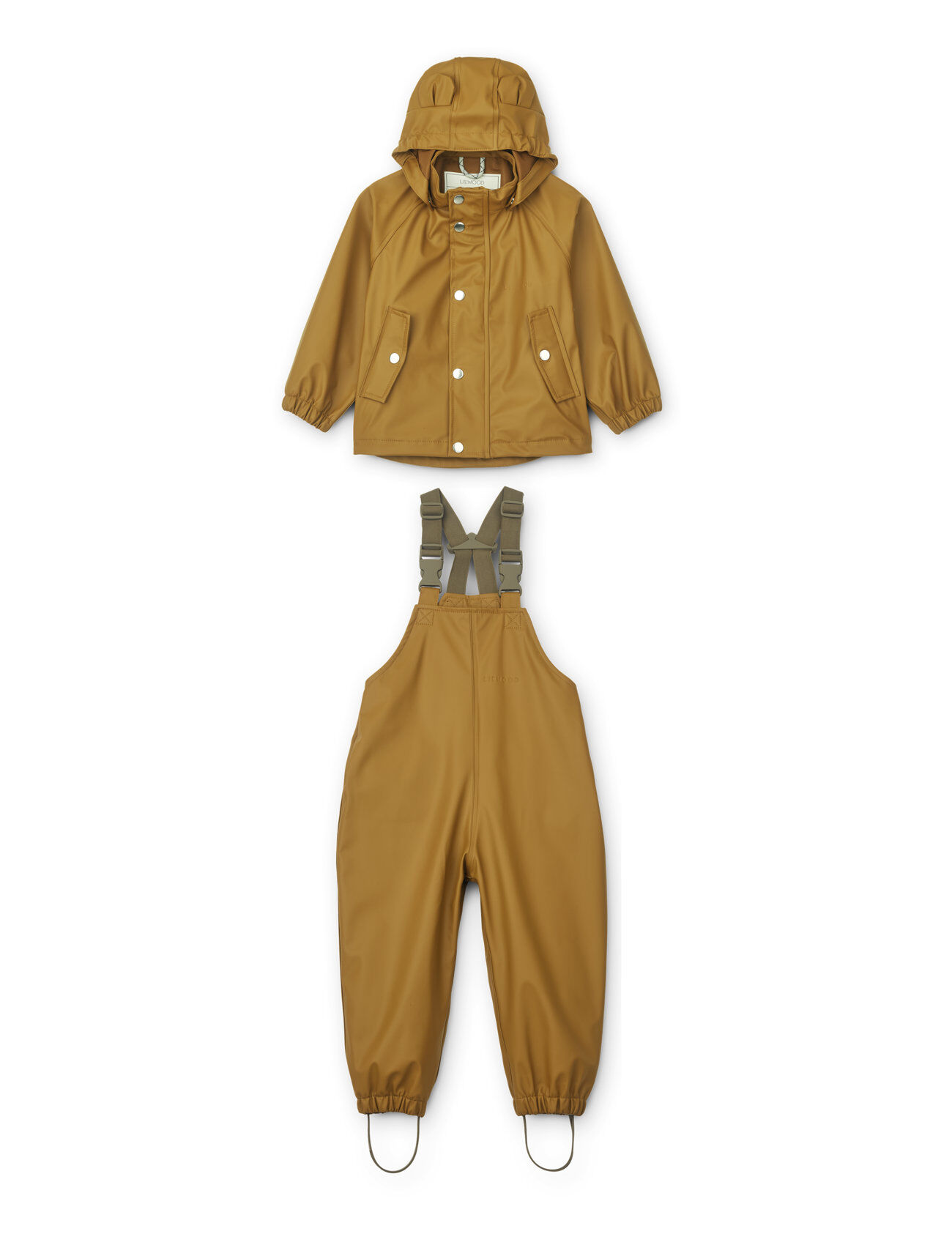 Liewood Rafael Rainwear Set Outerwear Coveralls Rainwear Sets & Coveralls Brun Liewood